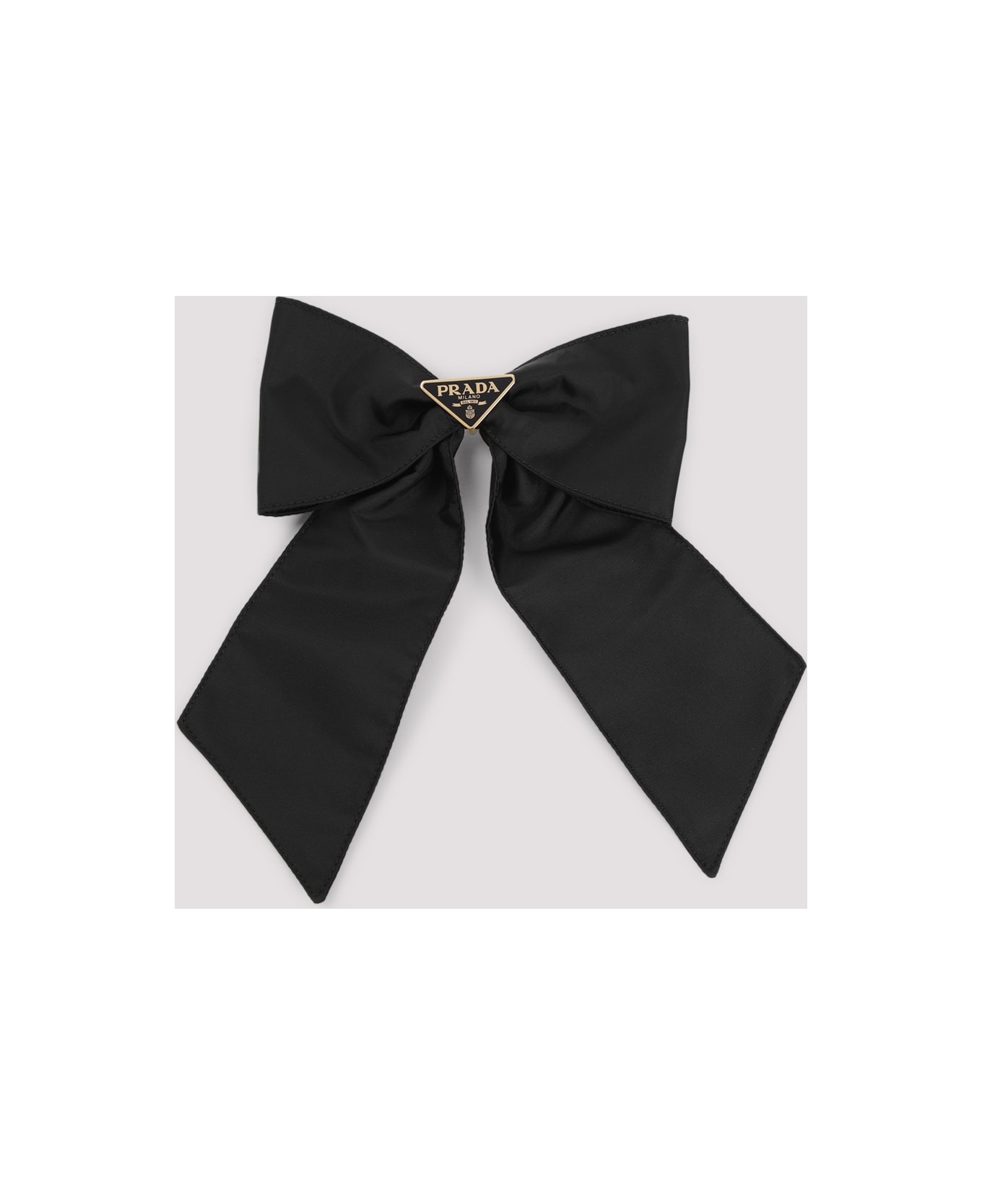 Prada Black Nylon Hair Clip - NERO1