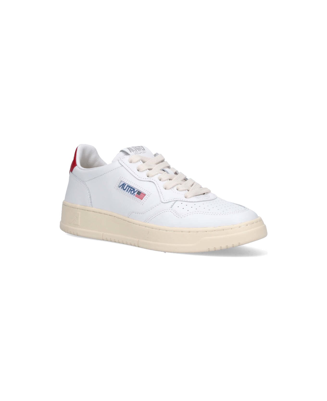 Autry Low Sneakers 'medalist' - White Red