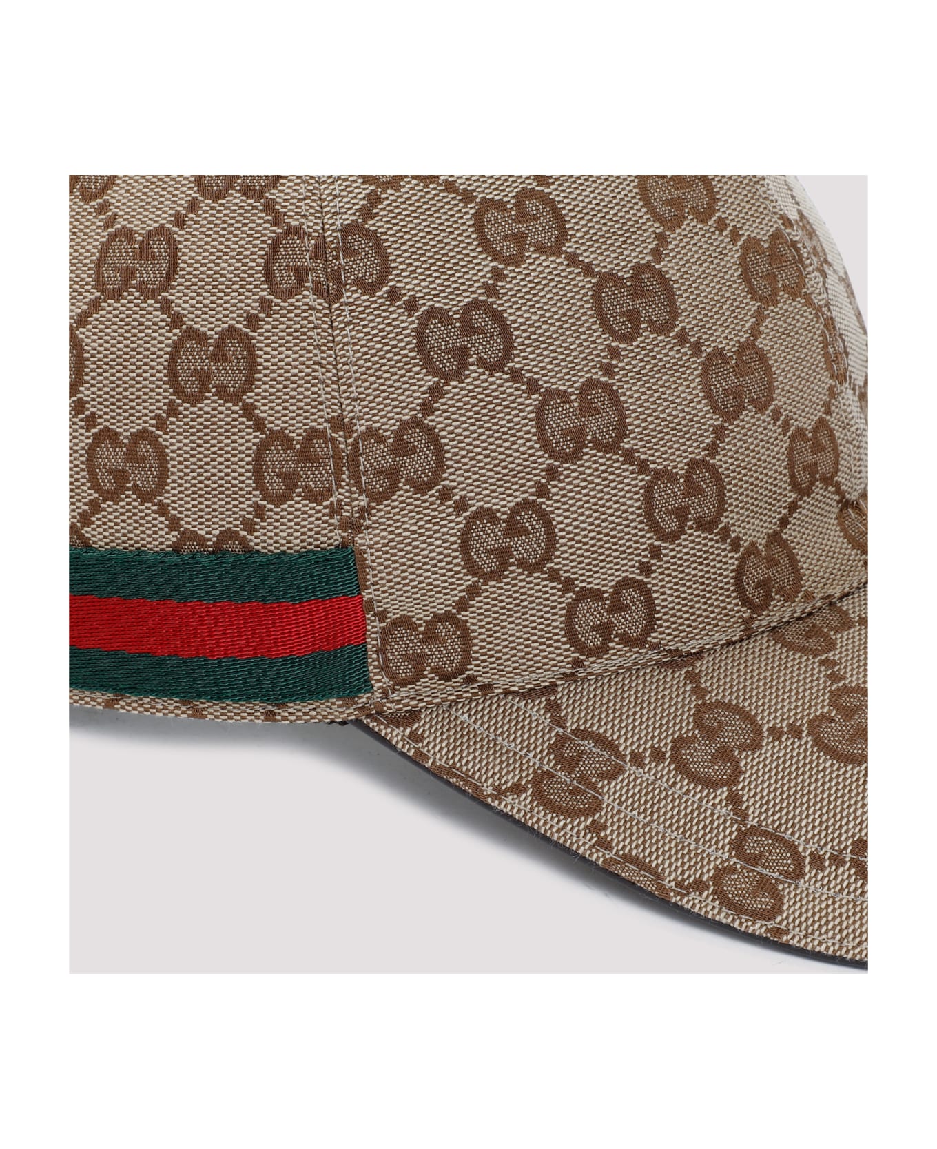 Gucci Logo Baseball Hat - Be Ebo/cocoa/vrv