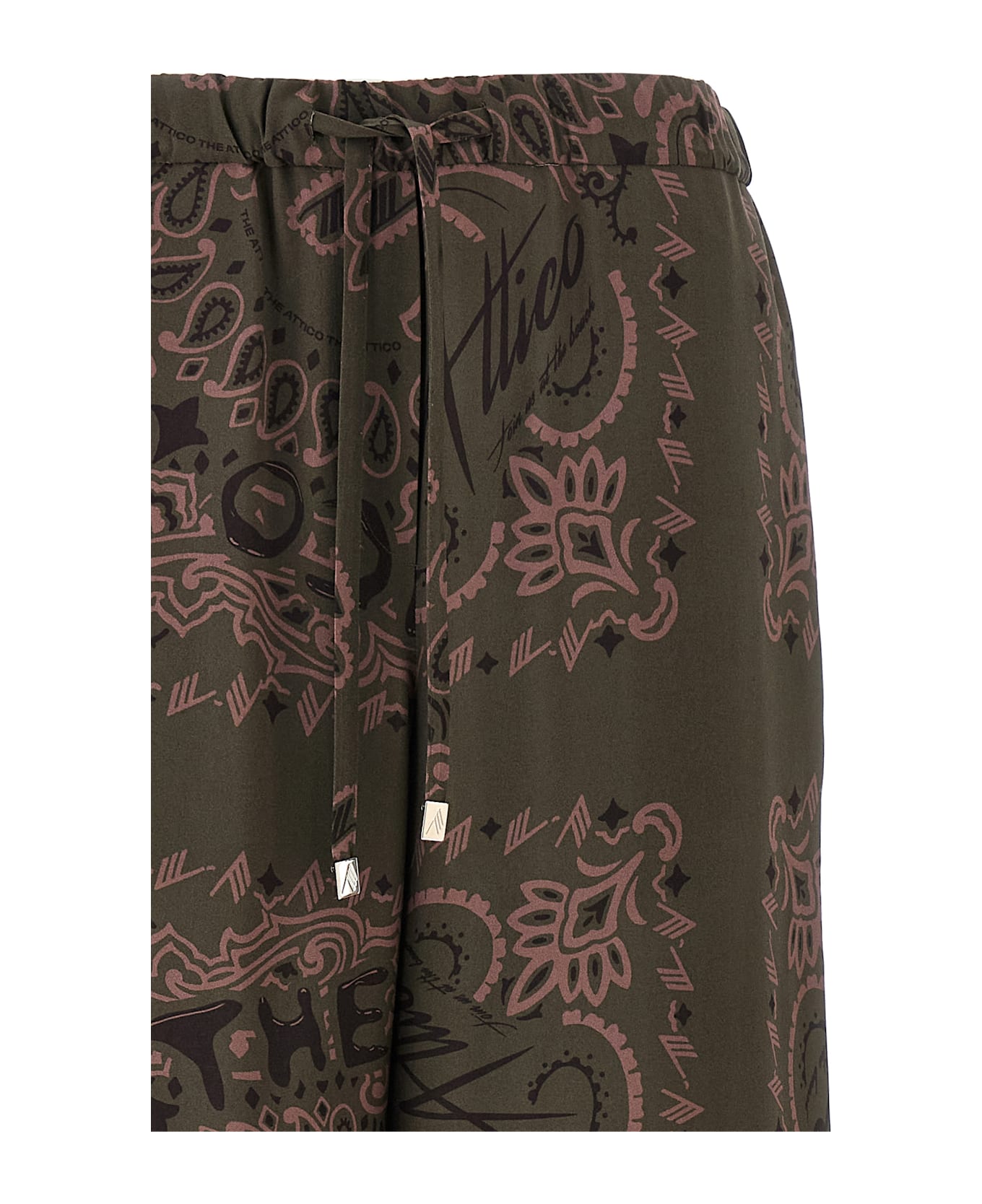 The Attico 
bandana
 Print Pants - Green