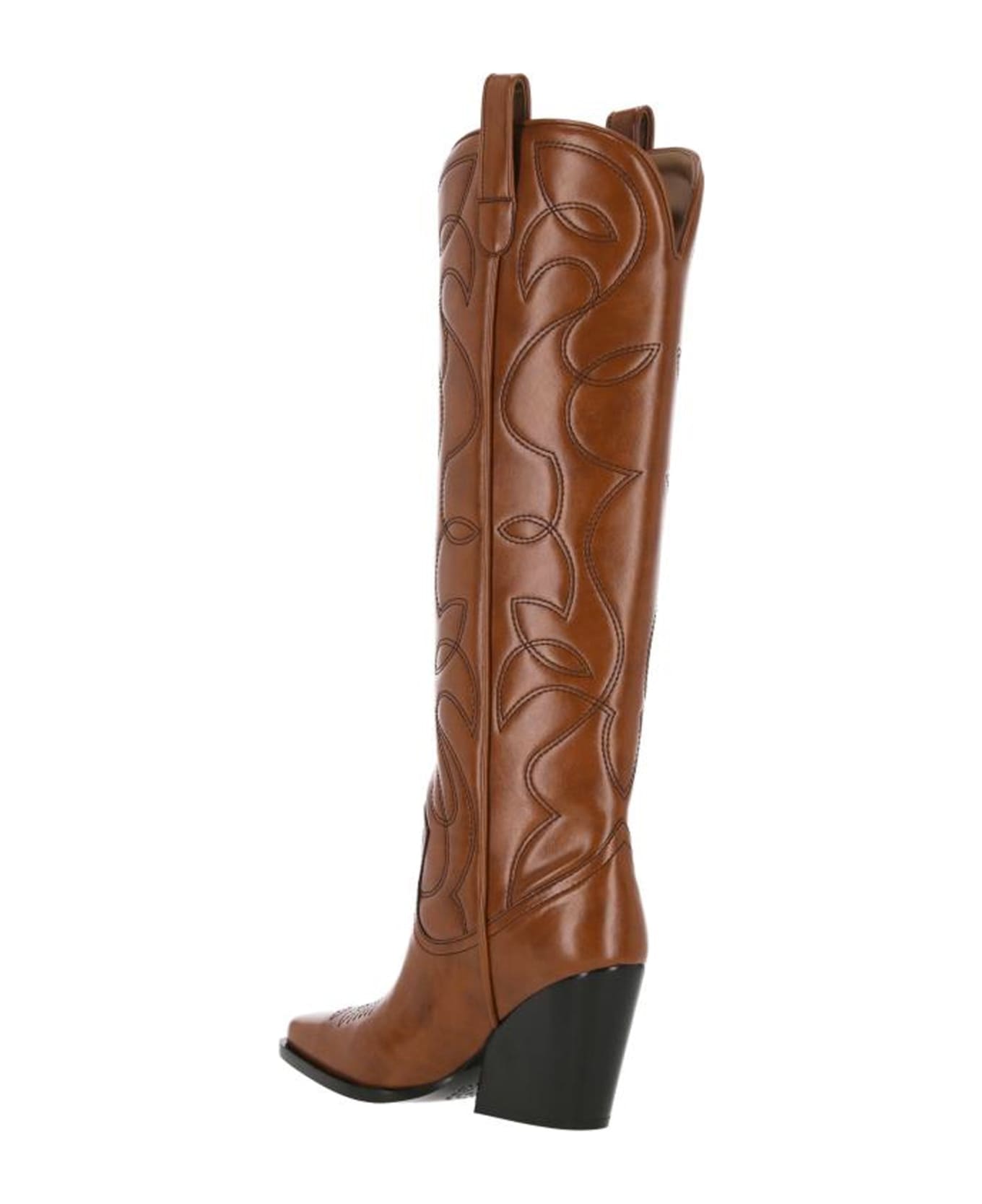 Stella McCartney Texano Faux Leather Boots - Brown