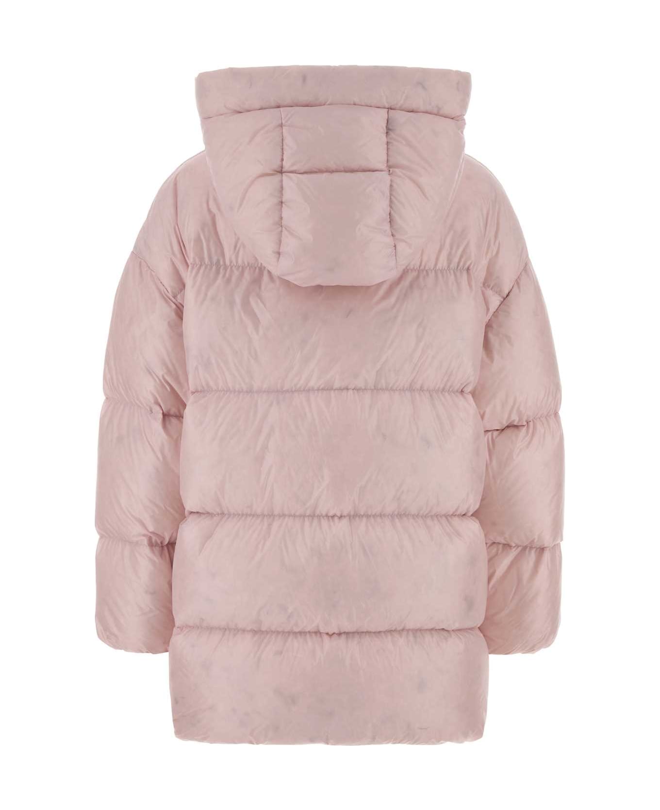 Jil Sander Pastel Pink Nylon Down Jacket - COTTONCANDY