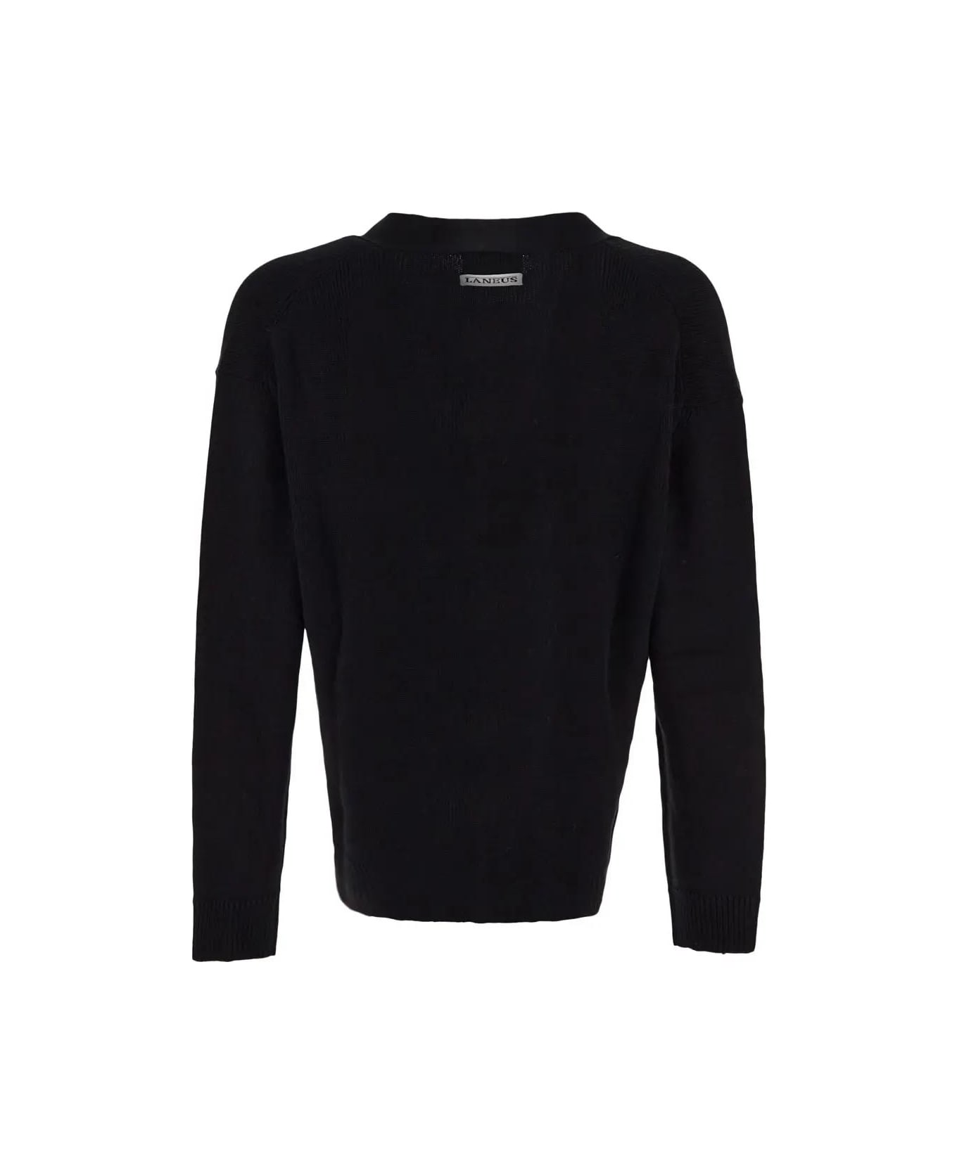 Laneus Cardigan - BLACK