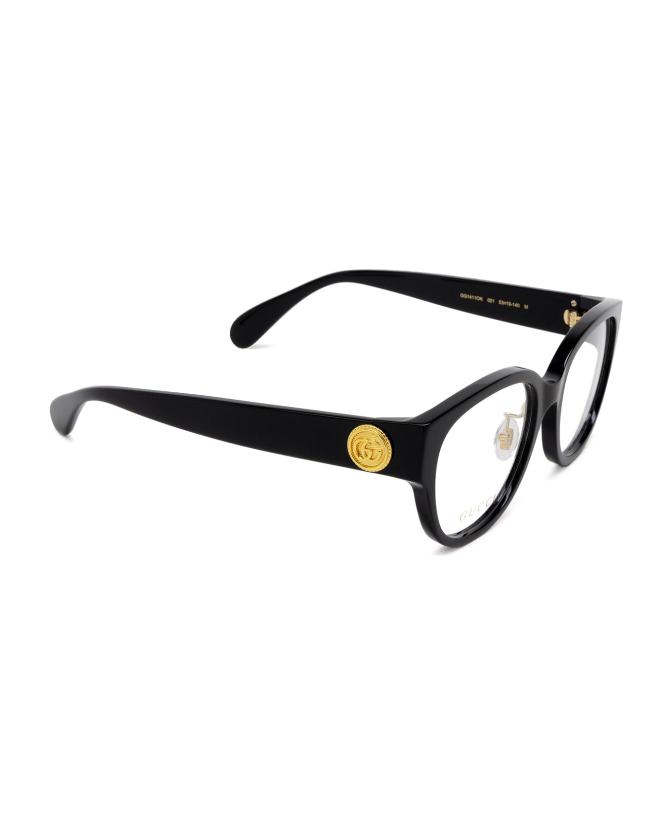 Gucci Eyewear Gg1411ok Black Glasses - Black
