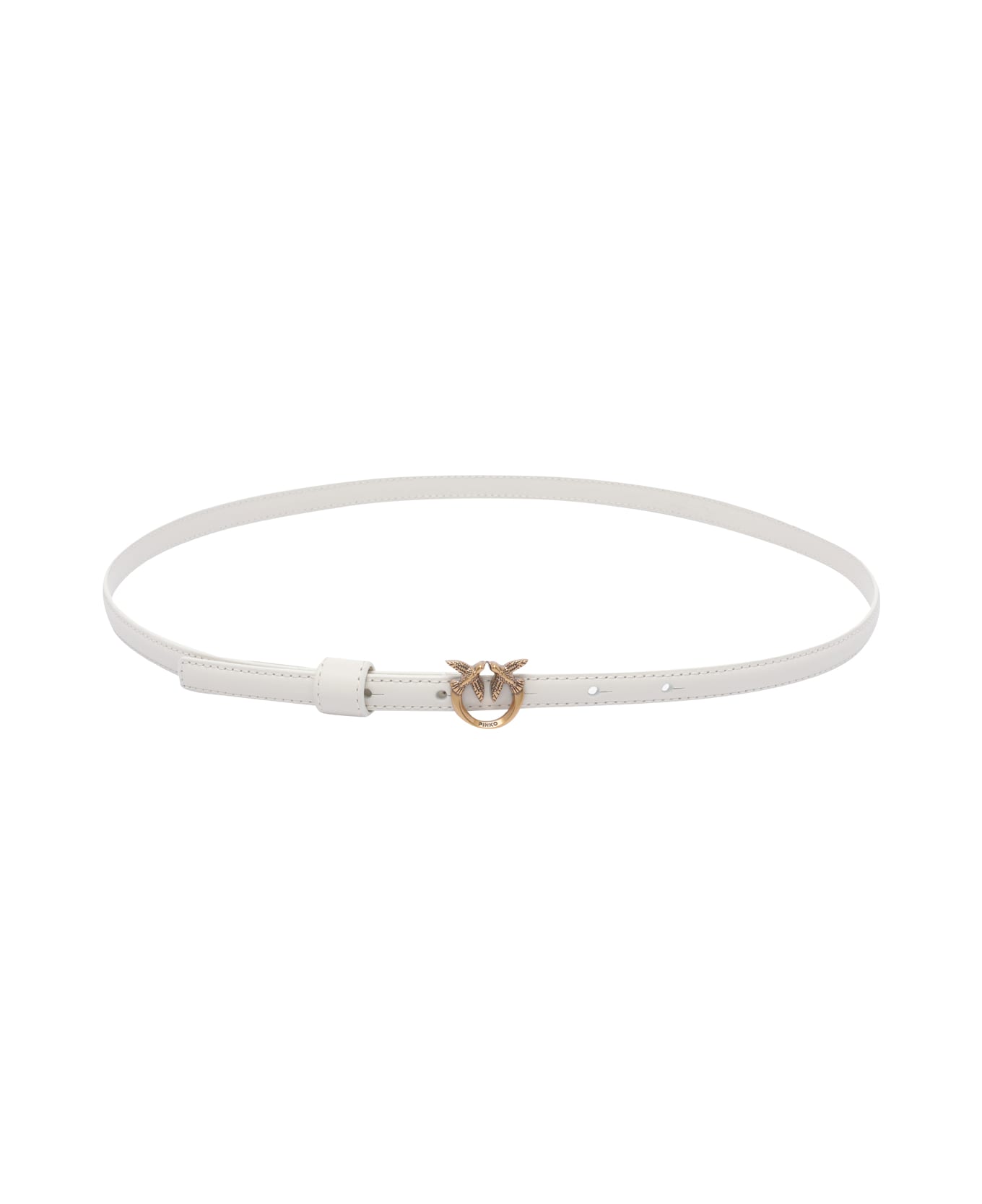 Pinko Love Berry Belt - WHITE