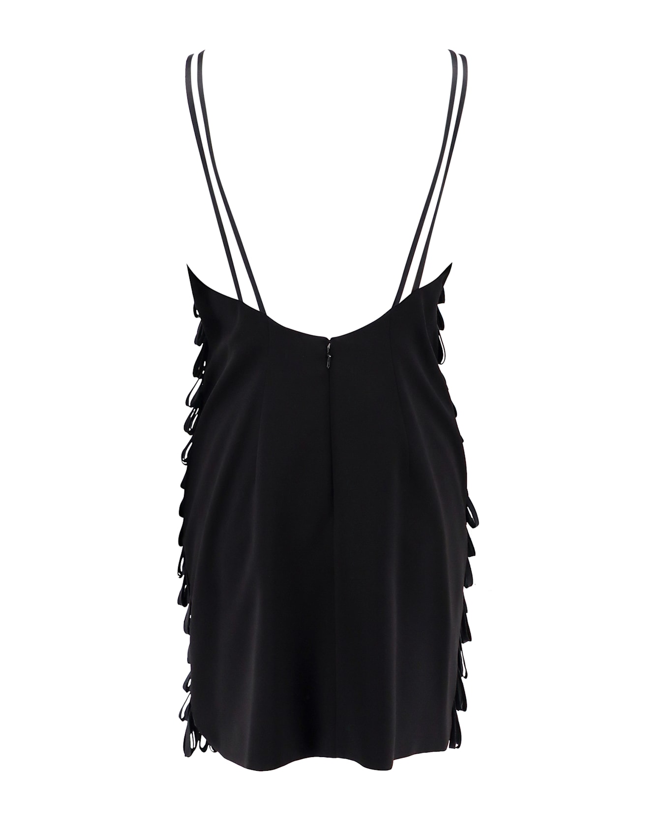 Max Mara Stretch Cady Mini Dress - Black