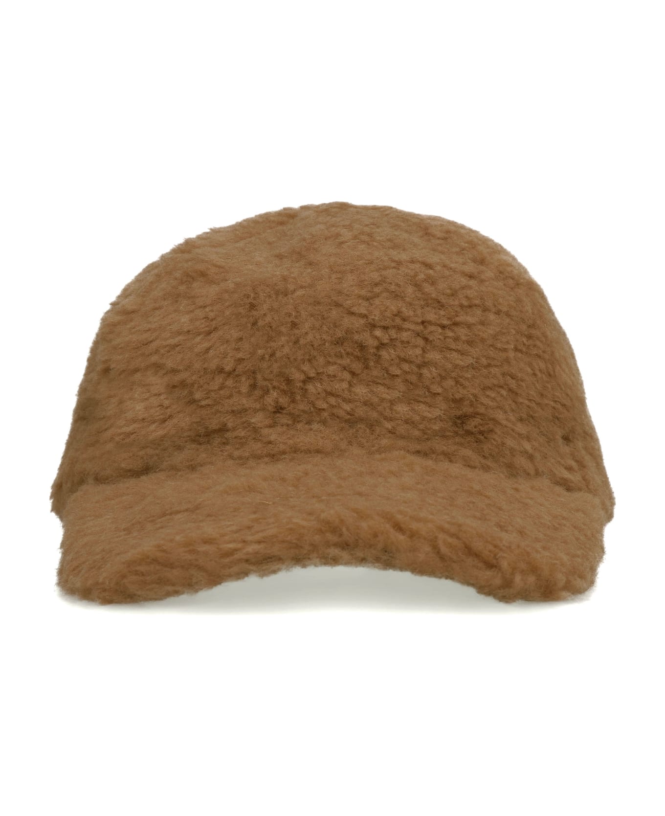 Max Mara Vegan Fur Hat - Camel