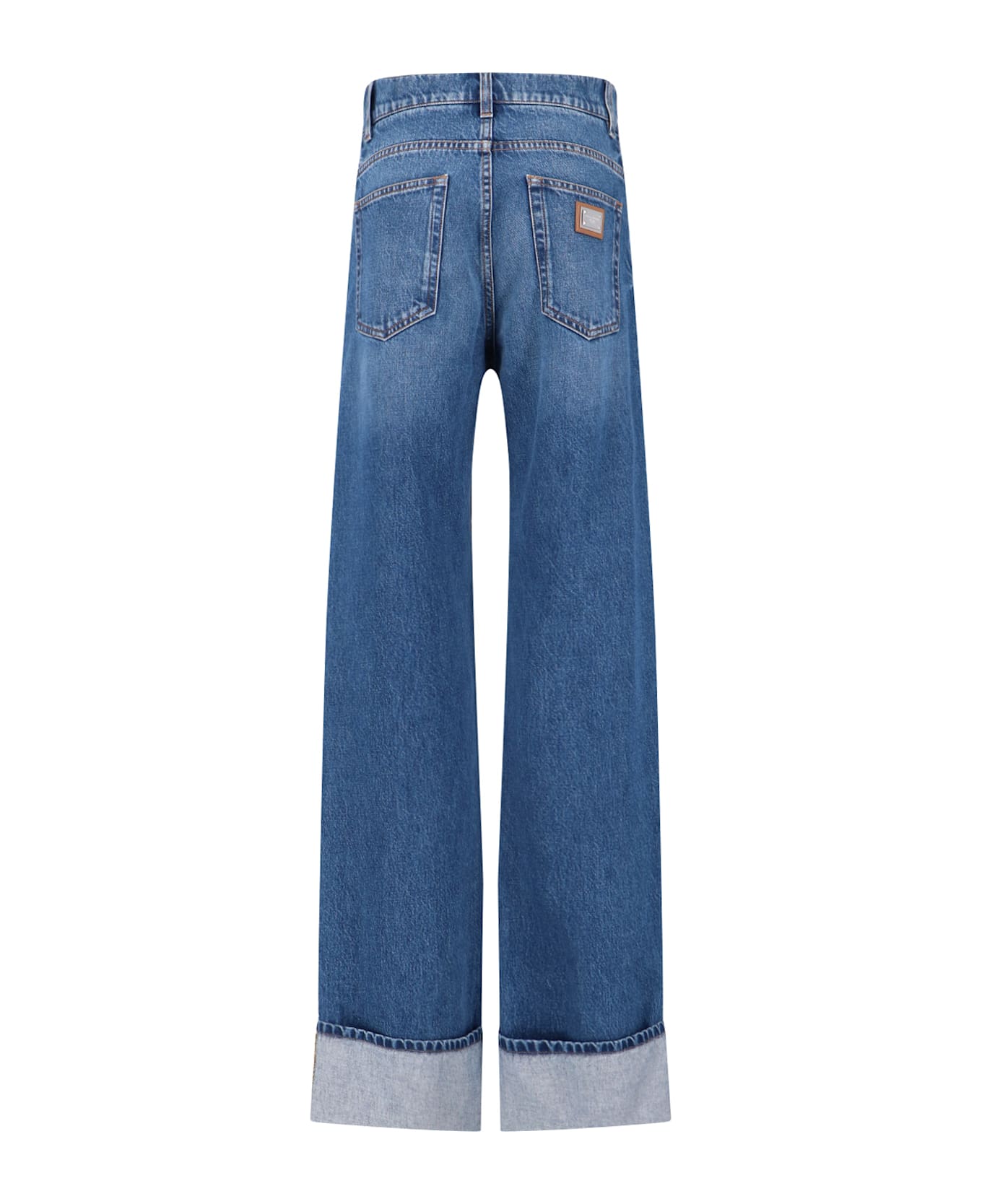Dolce 
Gabbana Turn Up Jeans - Blue