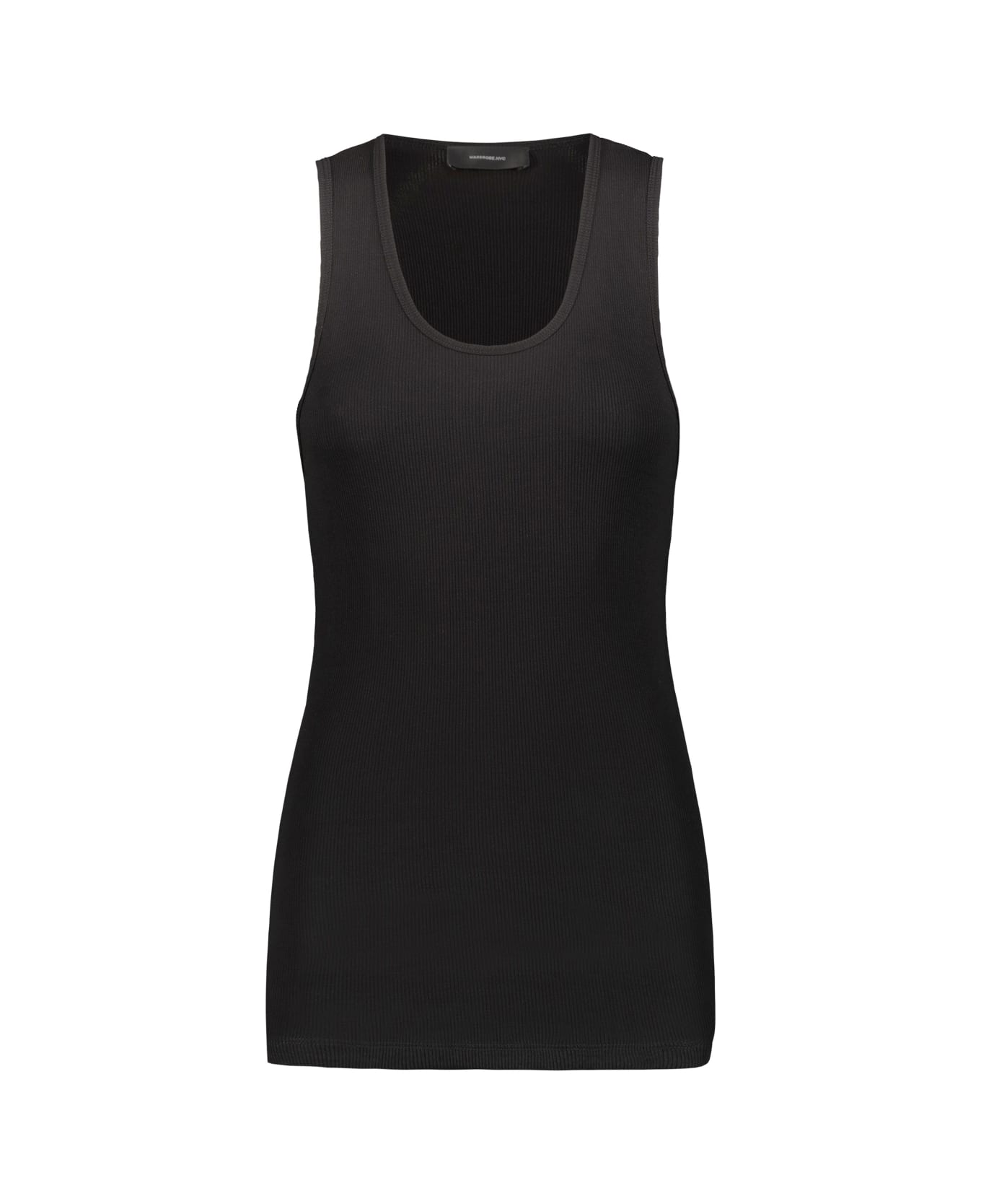 WARDROBE.NYC Ribbed Tank Top - Black