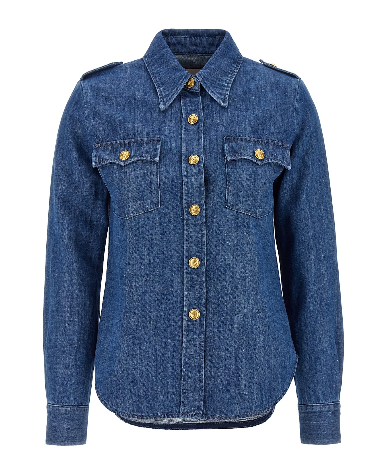 Valentino Garavani Denim Shirt - Blue