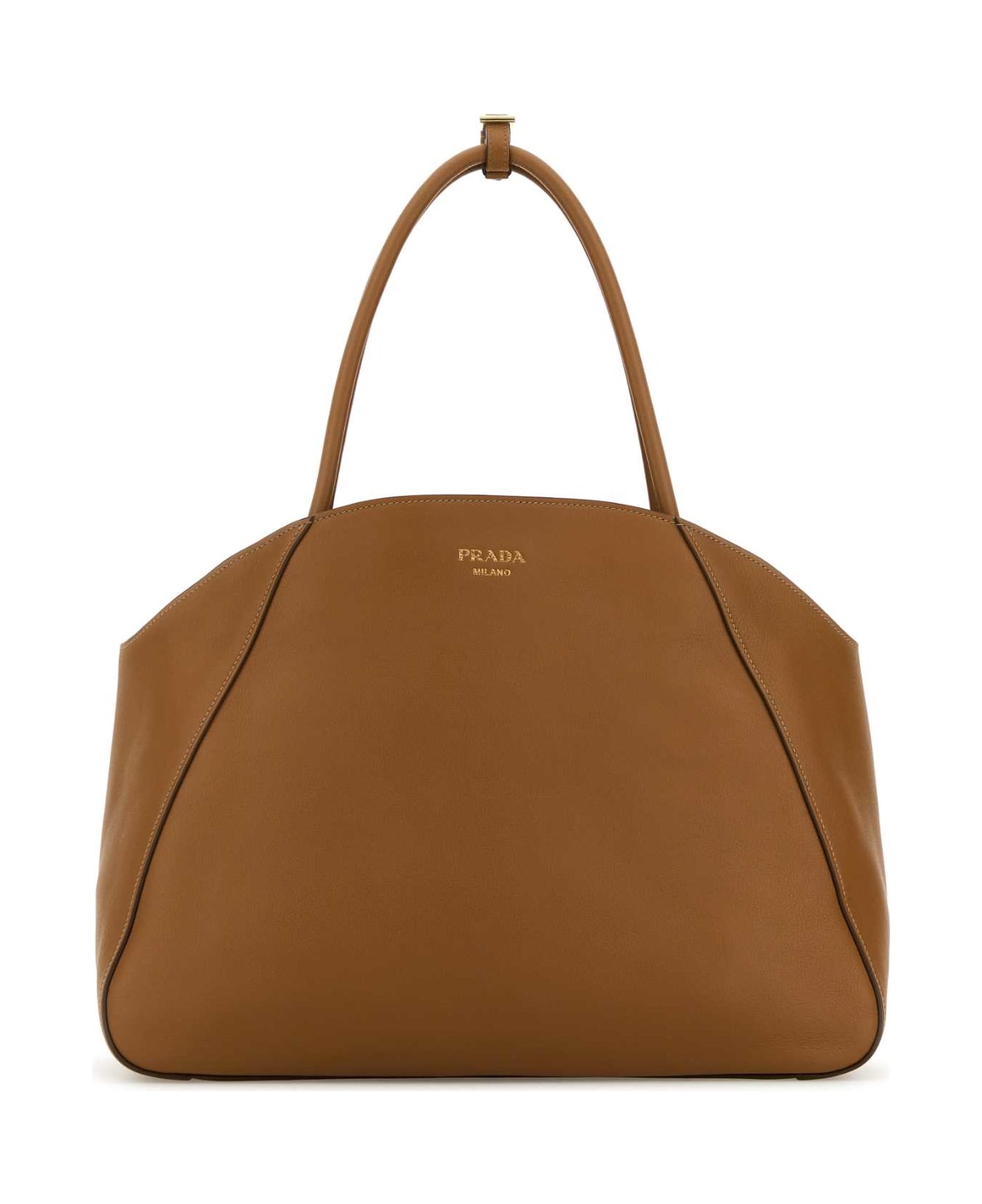 Prada Caramel Leather Shopping Bag - CARAMEL 0