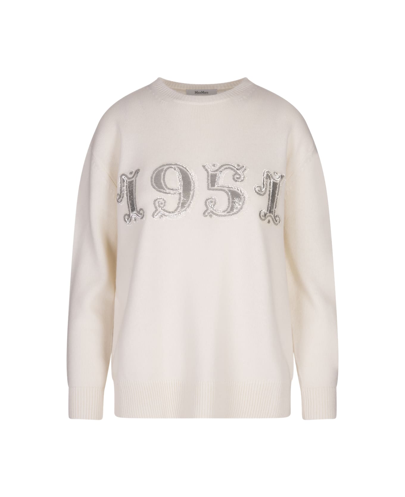 Max Mara White Plata Pullover - White