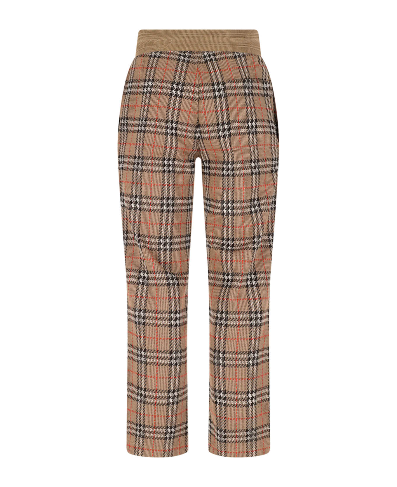 Burberry 
check
 Track Pants - Beige