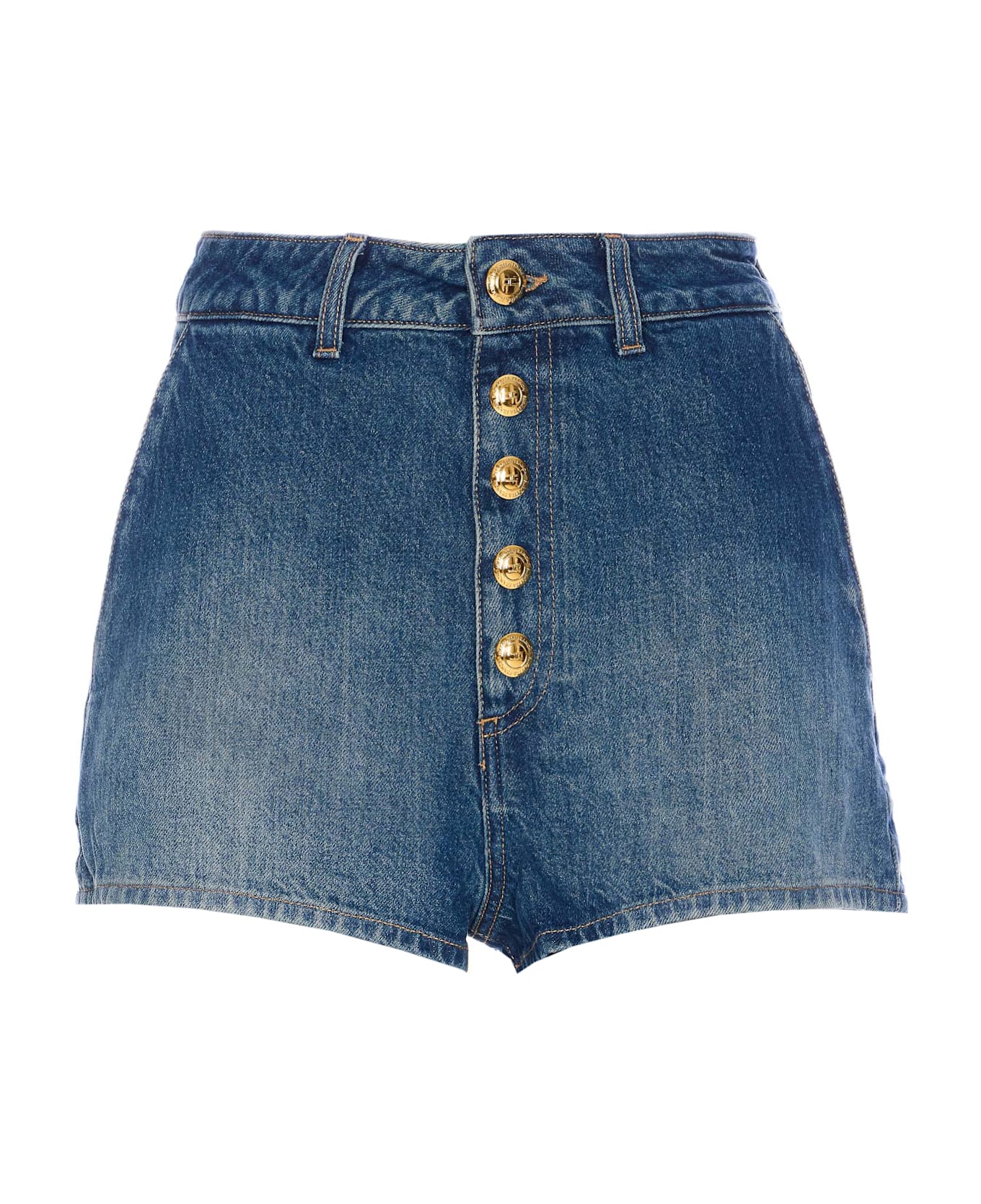 Elisabetta Franchi Denim Shorts - Blue