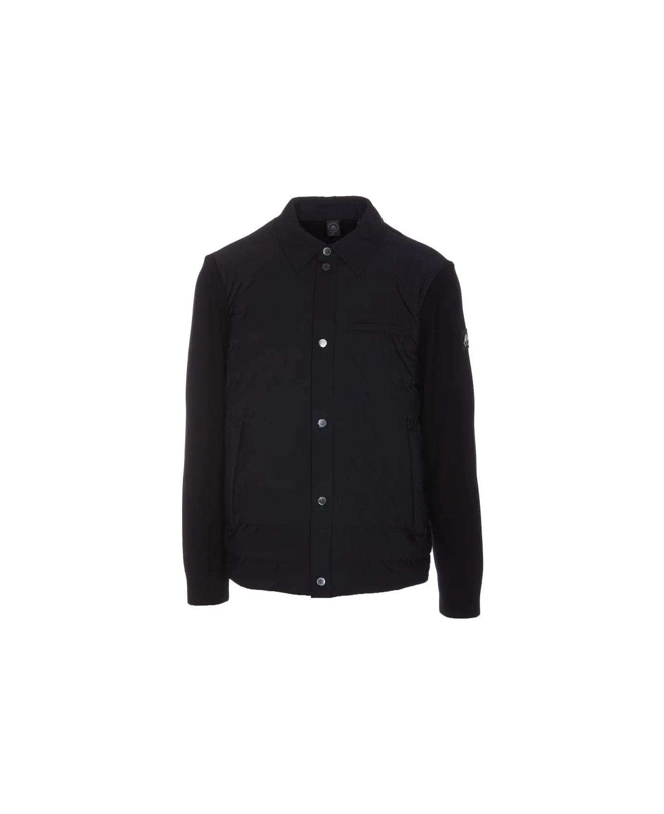 Moose Knuckles Marble Hybrid Shirt Jacket - Black