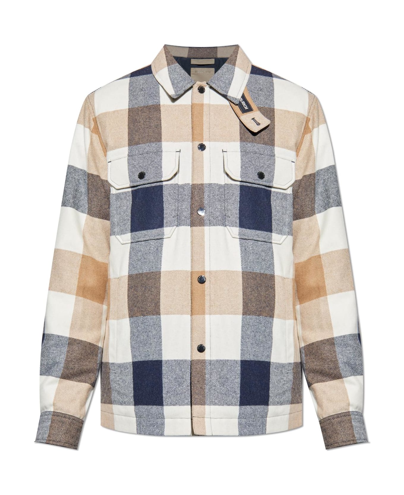 Woolrich Plaid Pattern Shirt - Beige
