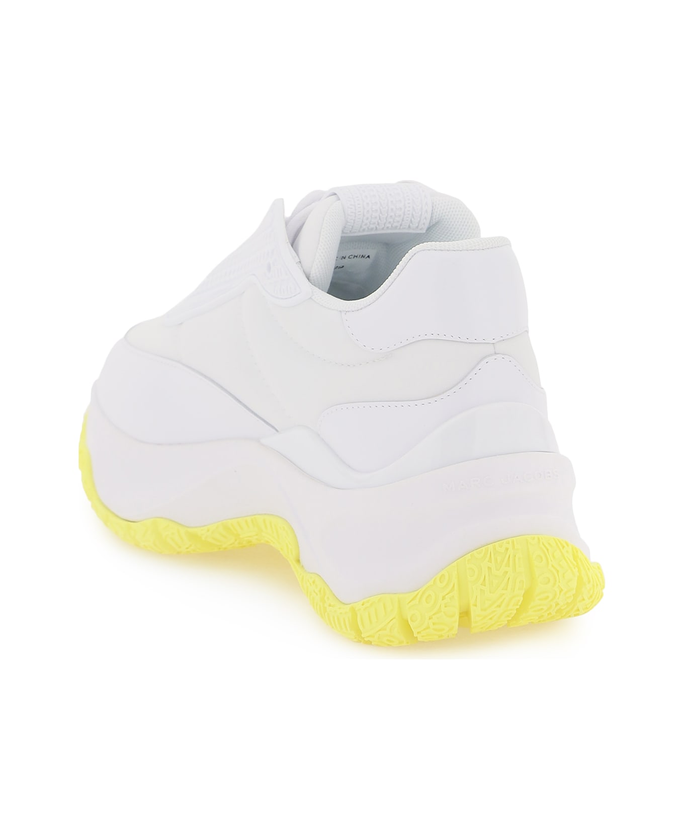 Marc Jacobs The Lazy Runner Sneakers - WHITE YELLOW (White) ウェッジシューズ