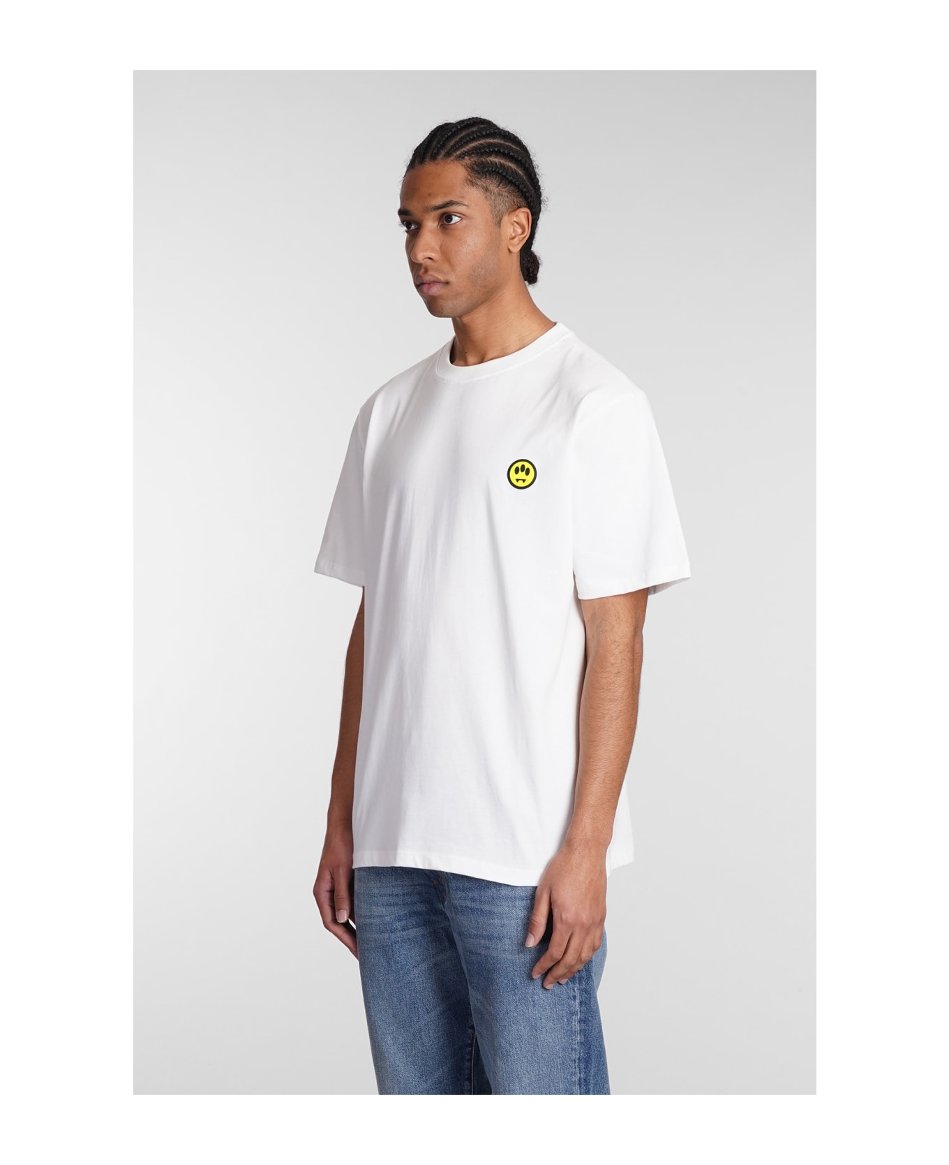 Barrow T-shirt In White Cotton - Bianco