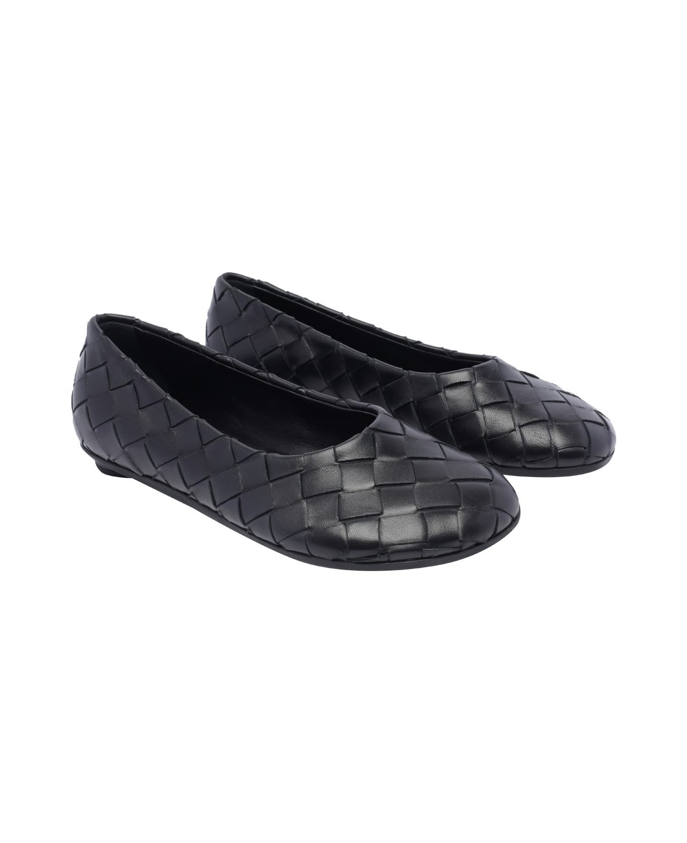 Bottega Veneta Flats - BLACK