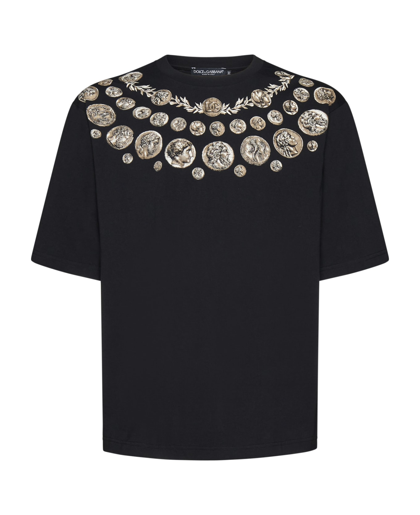 Dolce & Gabbana Graphic Print T-shirt - Black シャツ