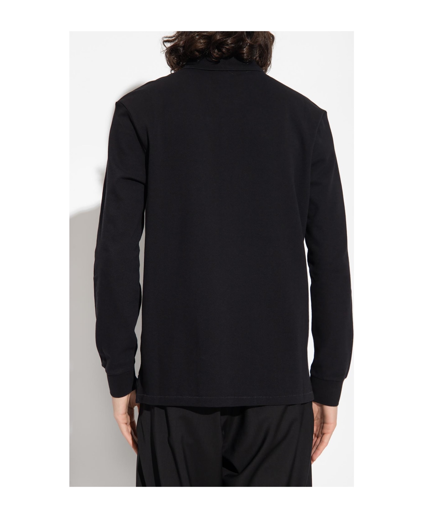 PS by Paul Smith Polo Shirt With Long Sleeves - BLACK