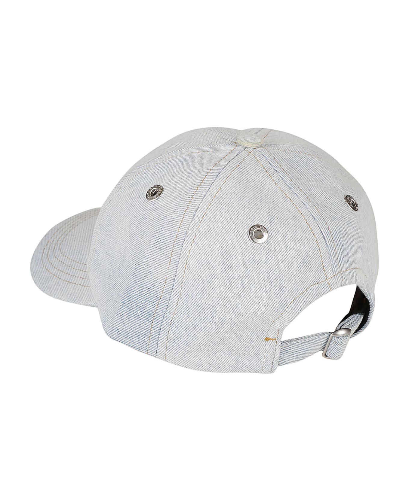 Ami Alexandre Mattiussi Heart Embroidered Cap - Blue Javel 帽子