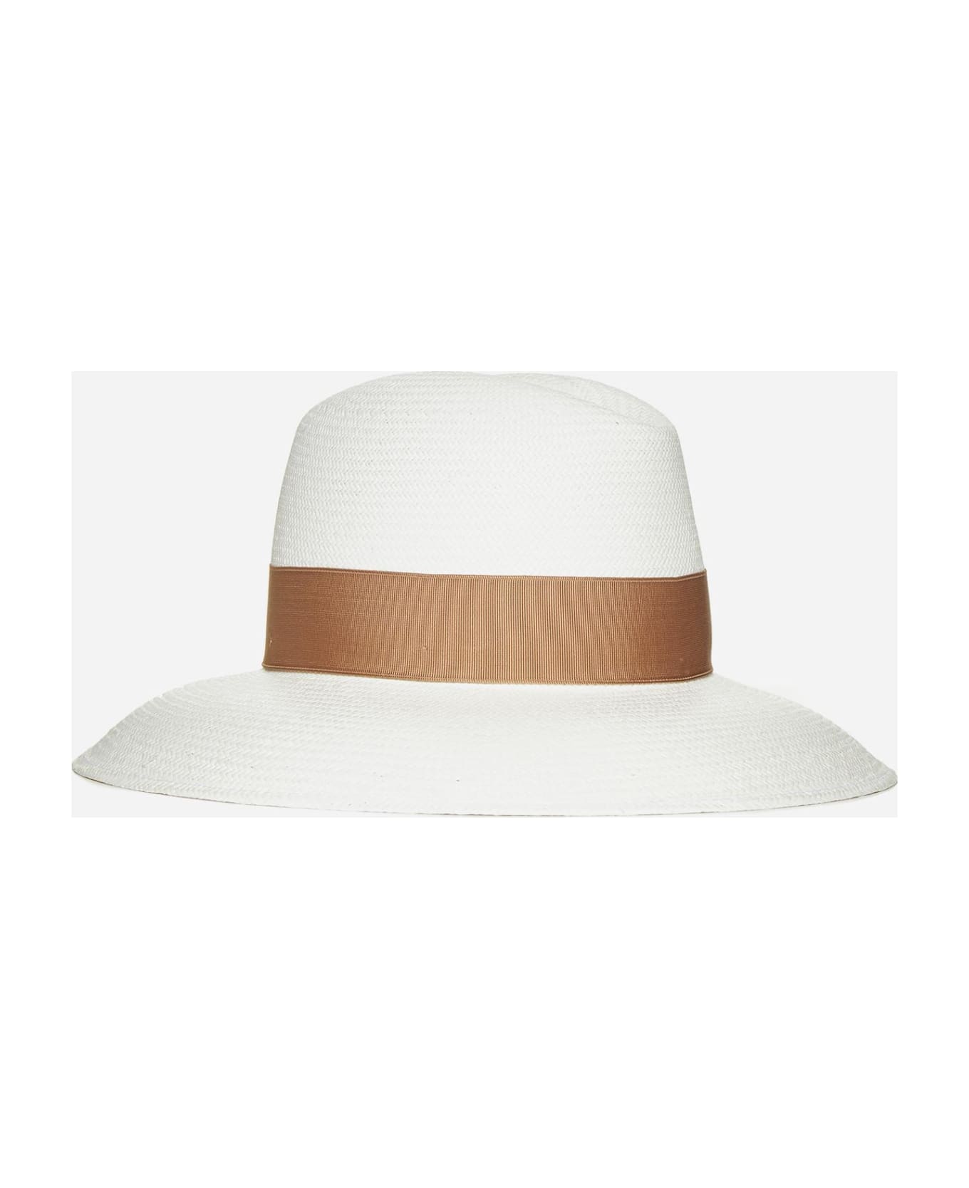 Borsalino Caludette Large Brim Panama Hat - Beige 帽子