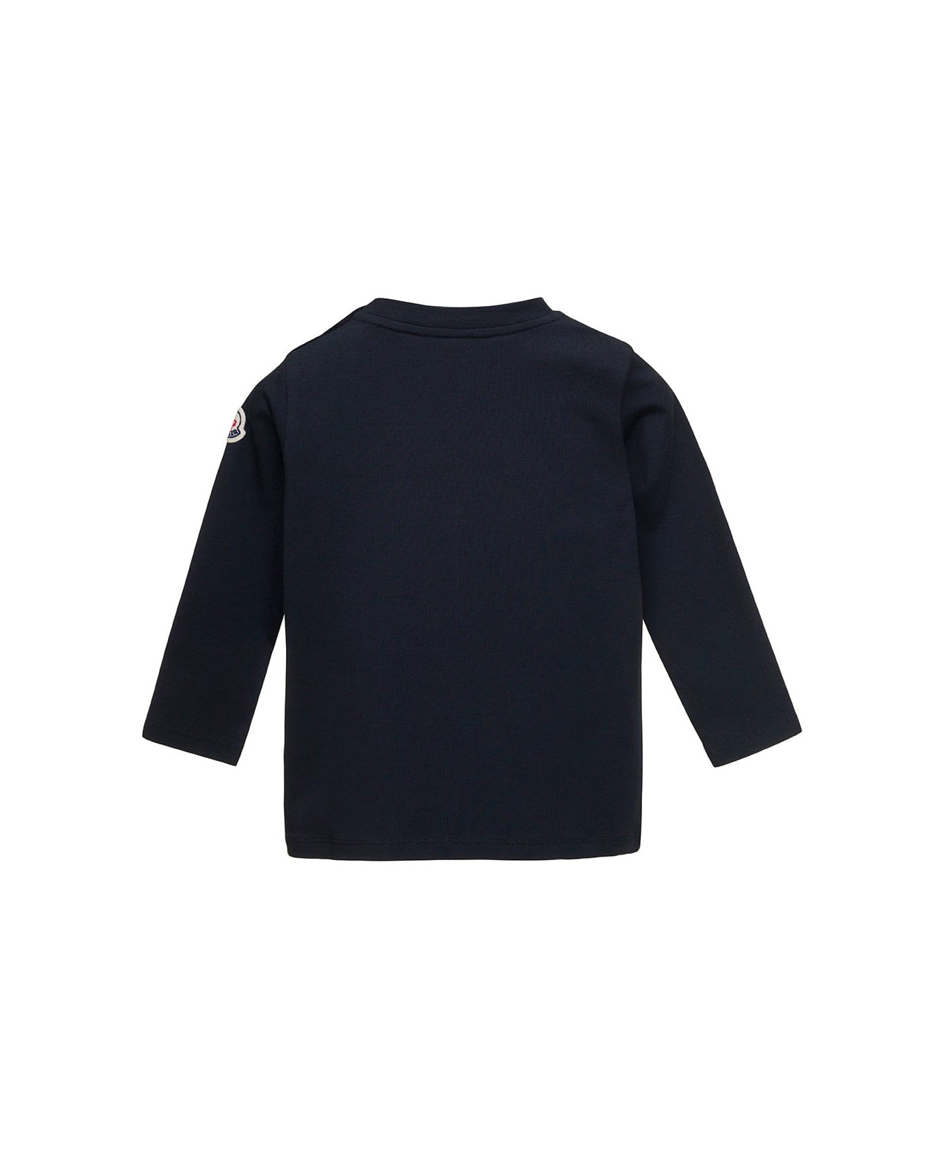 Moncler Ls T-shirt - Blu