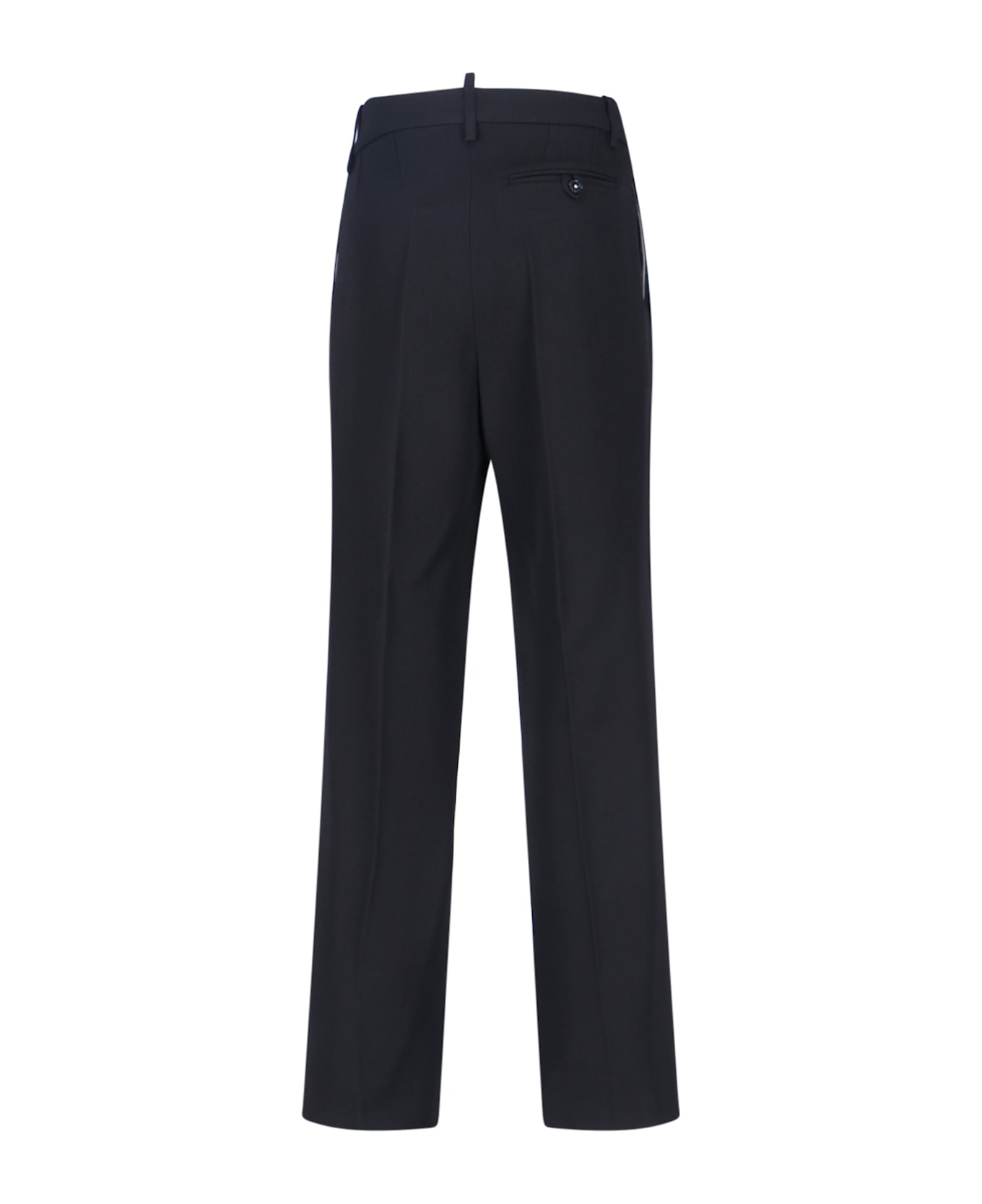 Victoria Beckham Virgin Wool Pants - Black  