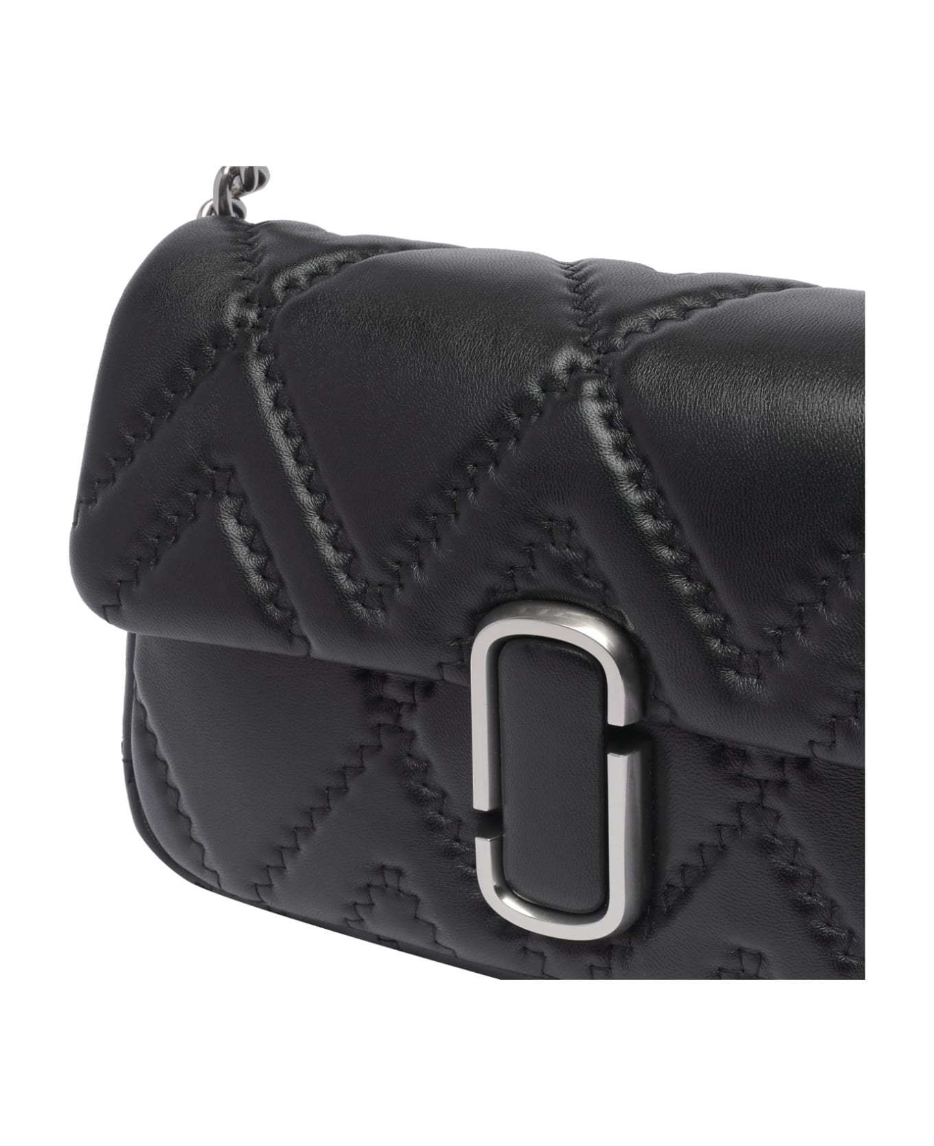 Marc Jacobs The Quilted Leather J Marc Bag - Nero ショルダーバッグ
