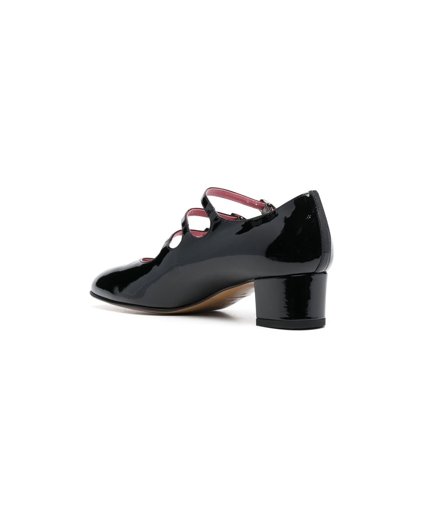 Carel Black Mary Jane Pumps In Patent Leather Woman - Vernis Noir