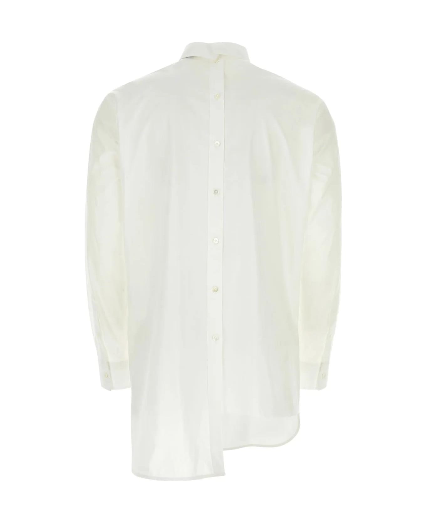 Lanvin White Poplin Shirt - Bianco