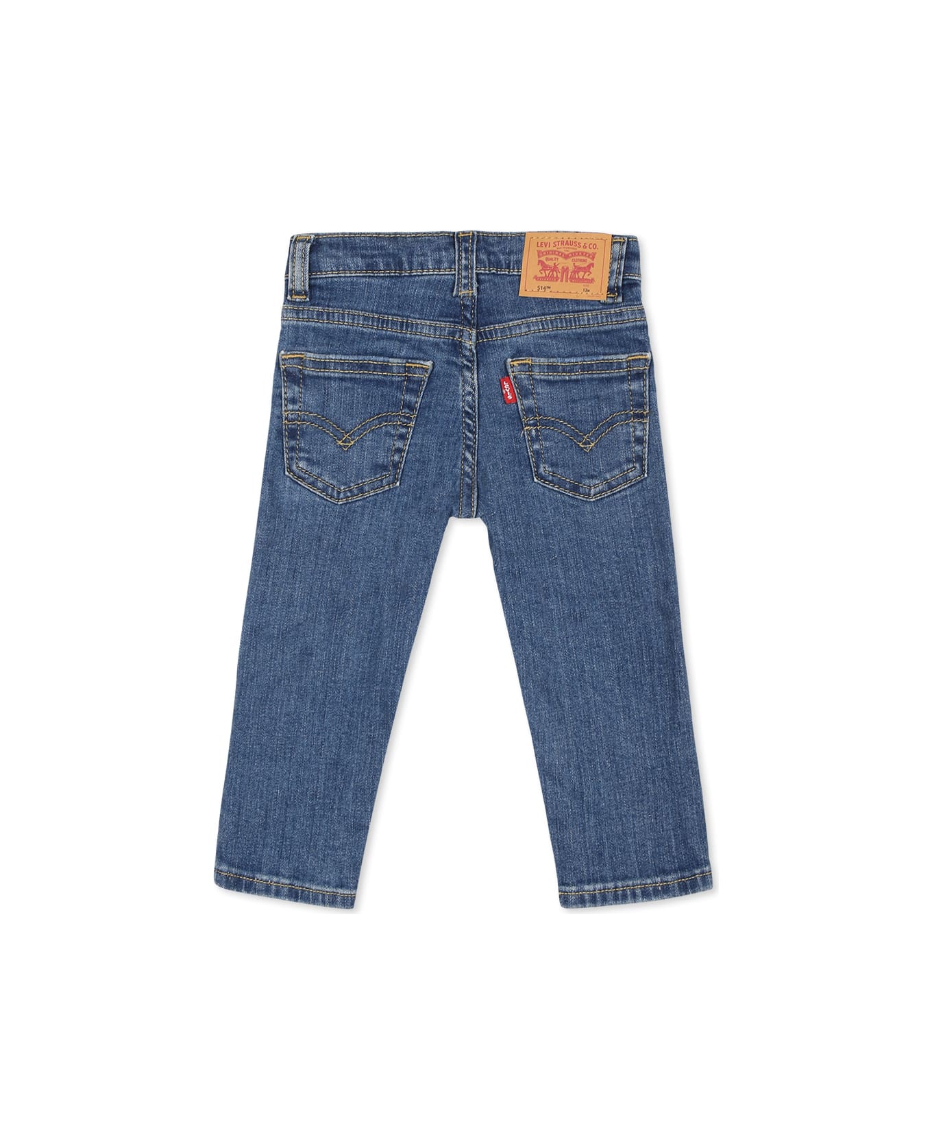 Levi
s Denim Jeans 514 For Baby Boy With Logo Patch - Denim