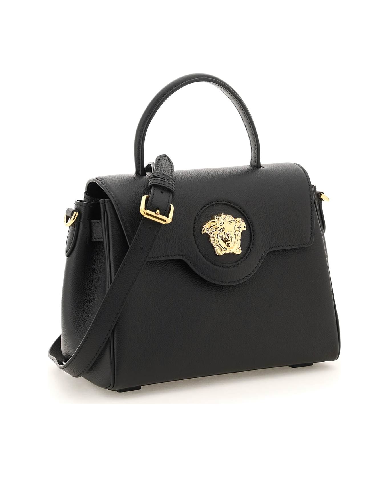 Versace 'la Medusa' Handbag - Black