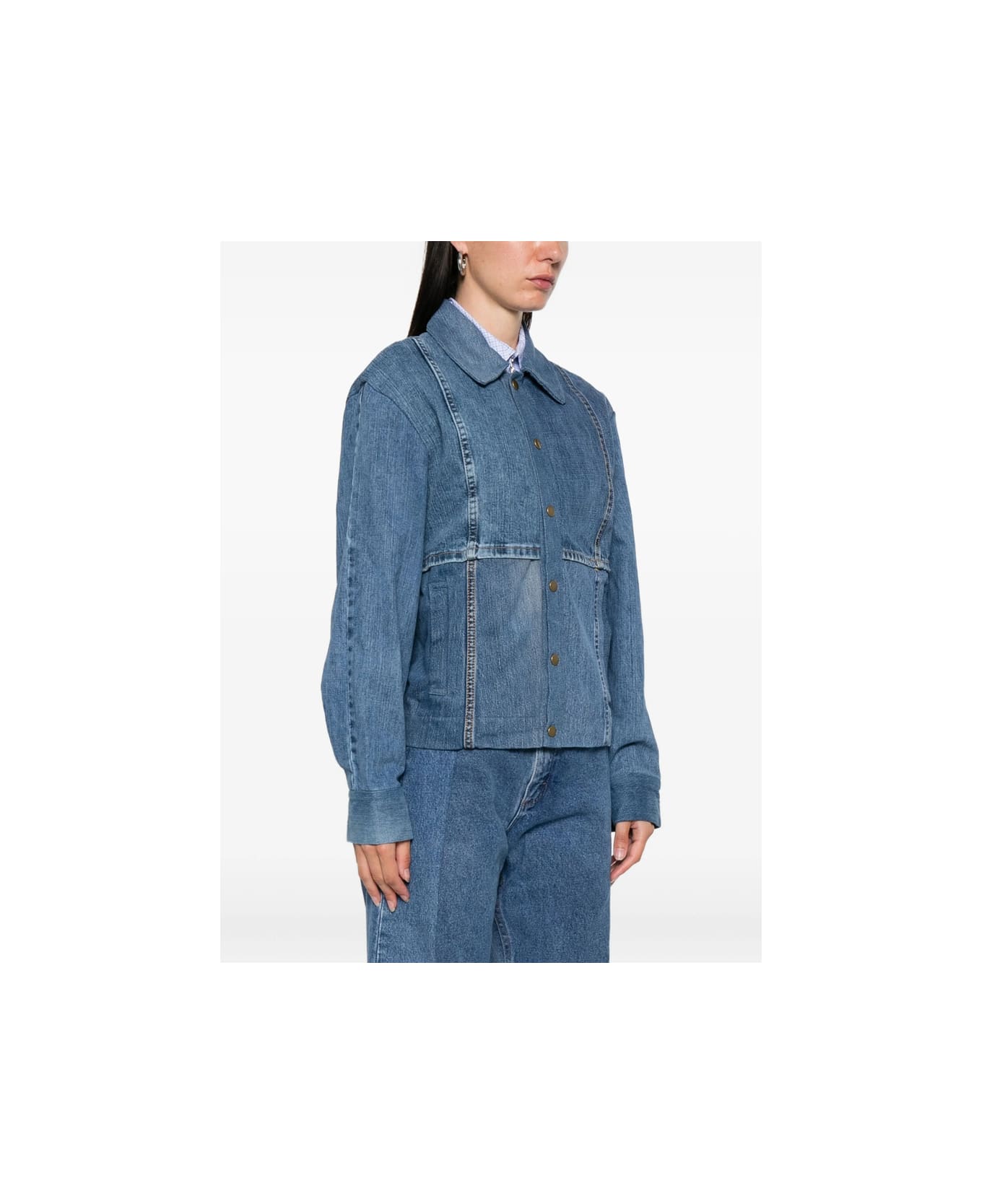 E.L.V. DENIM Outerwear - BLUE