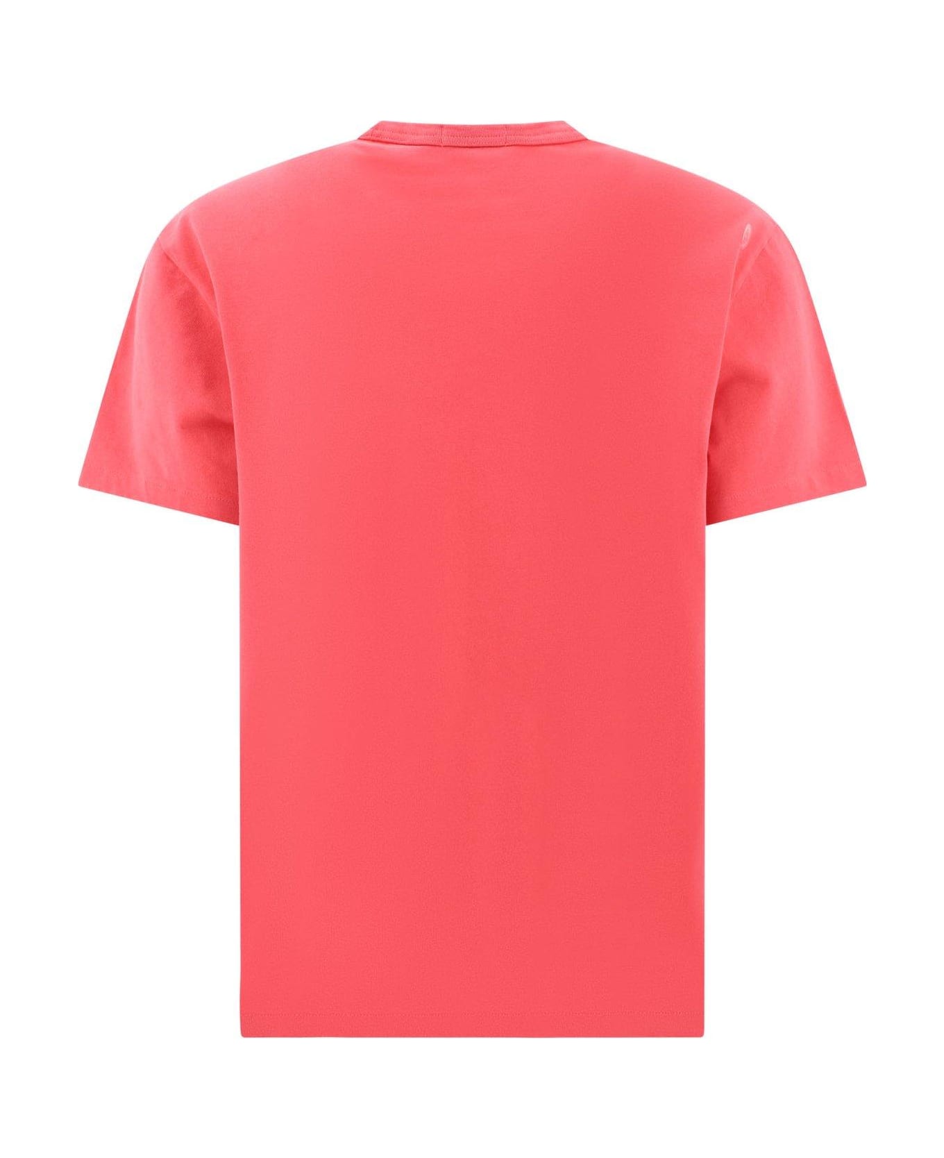 Ralph Lauren Logo-embroidered Crewneck T-shirt - PALE RED シャツ