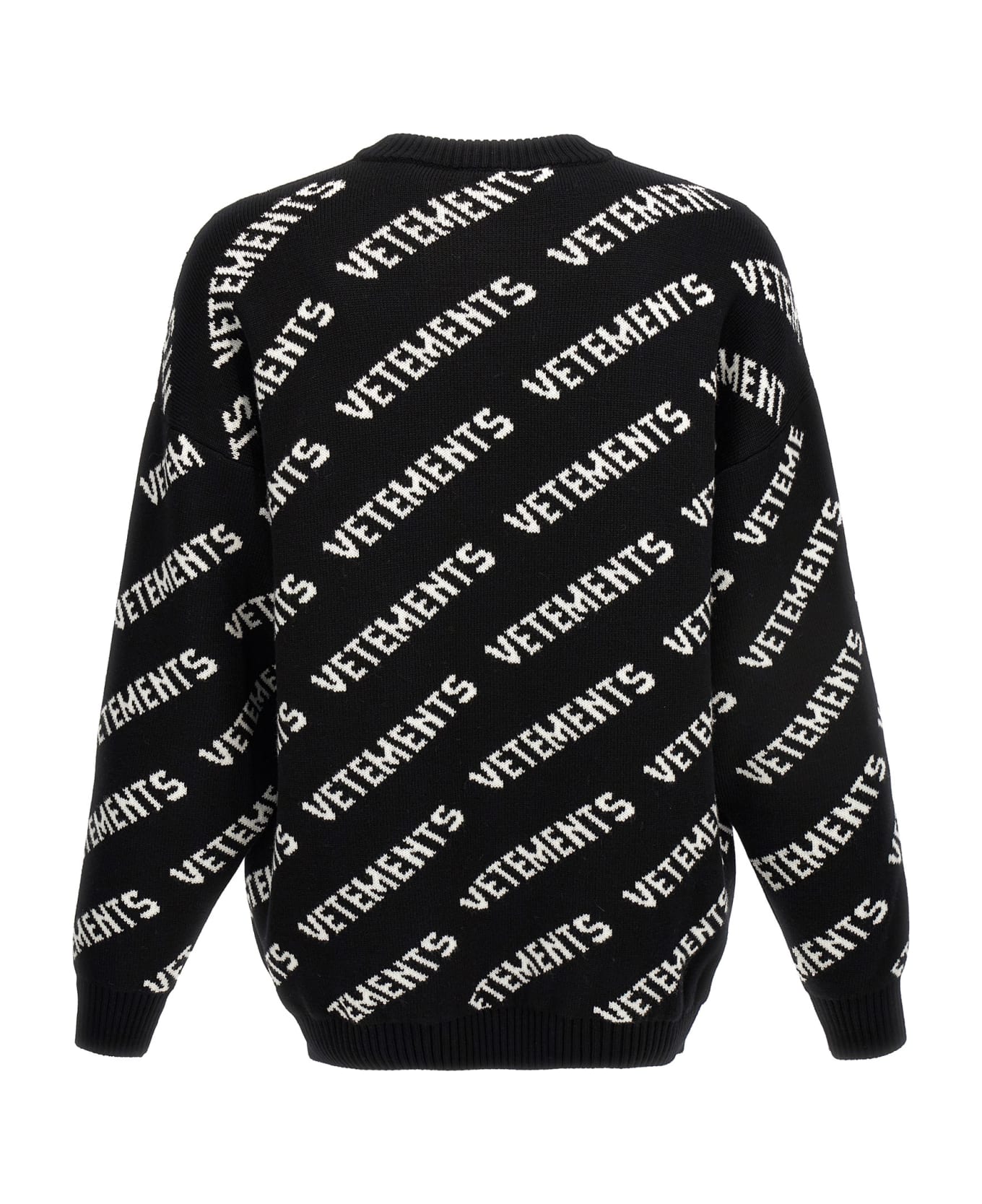VETEMENTS Monogram Sweater - White/Black ウェア