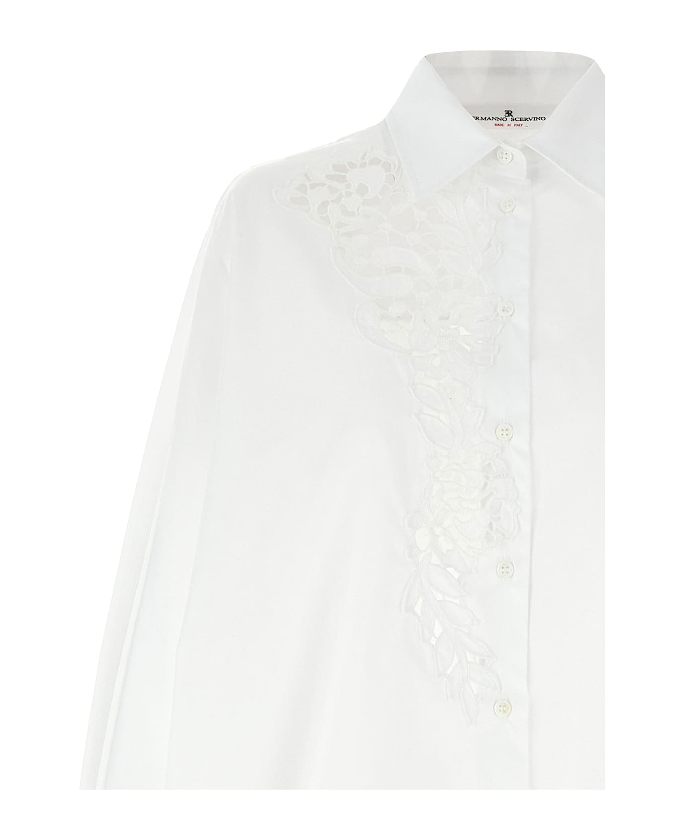 Ermanno Scervino Macramé Shirt - White