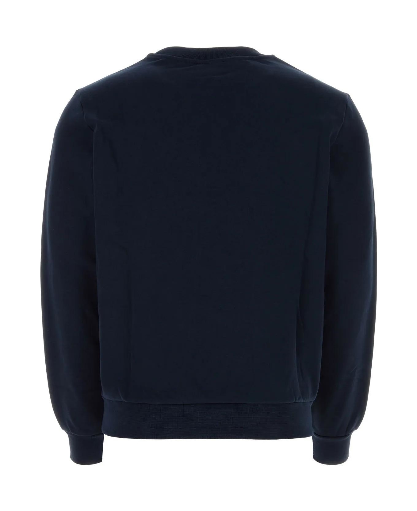 A.P.C. Midnight Blue Cotton Sweatshirt - DARKNAVYECRU