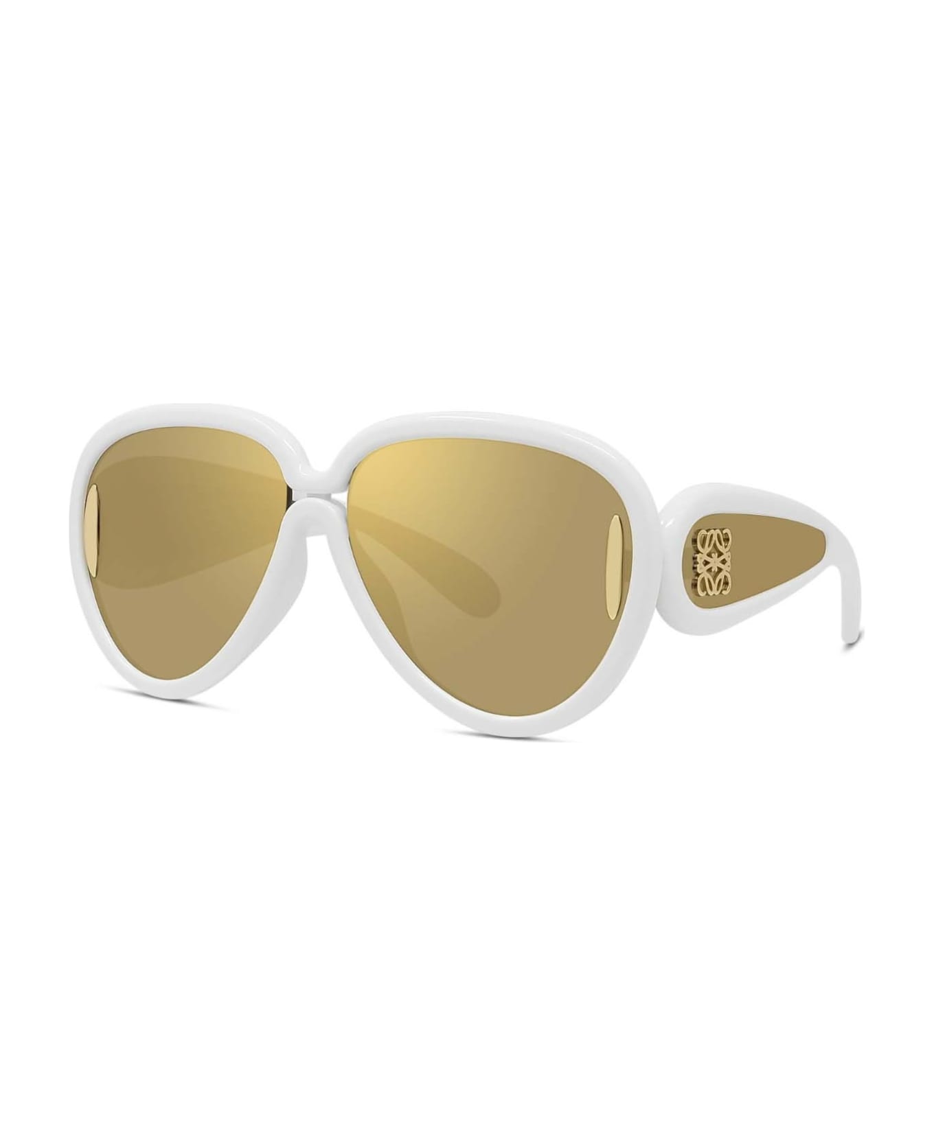 Loewe Sunglasses - Bianco/Oro specchiato