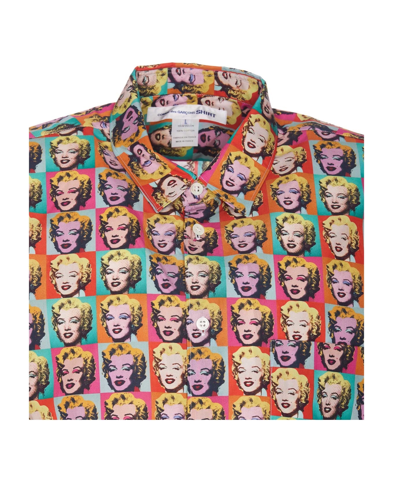 Comme des Garçons Marilyn Monroe Printed Shirt - MultiColour