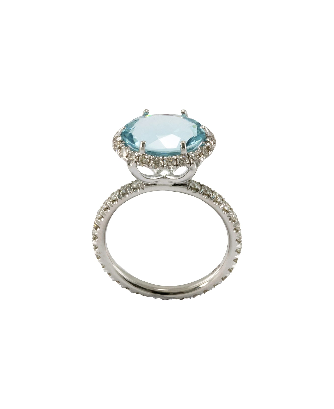 Lo Spazio Jewelry Lo Spazio Aqua Lucente Ring(H) - Sky_Blue リング