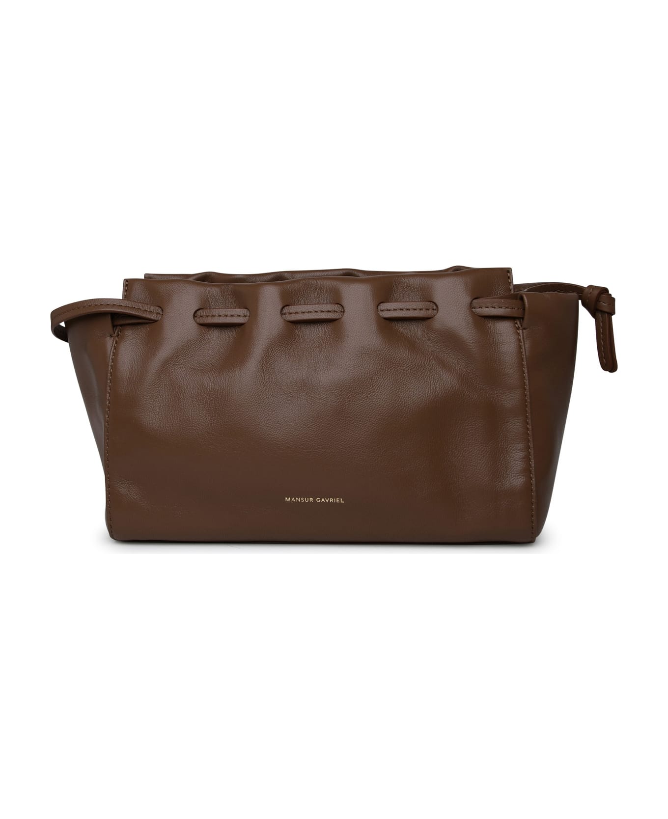 Mansur Gavriel 'bloom' Small Brown Leather Crossbody Bag - Brown