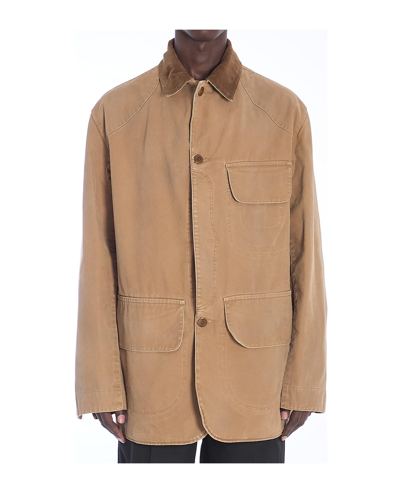 Maison Margiela Waxed Coat - Ochre コート