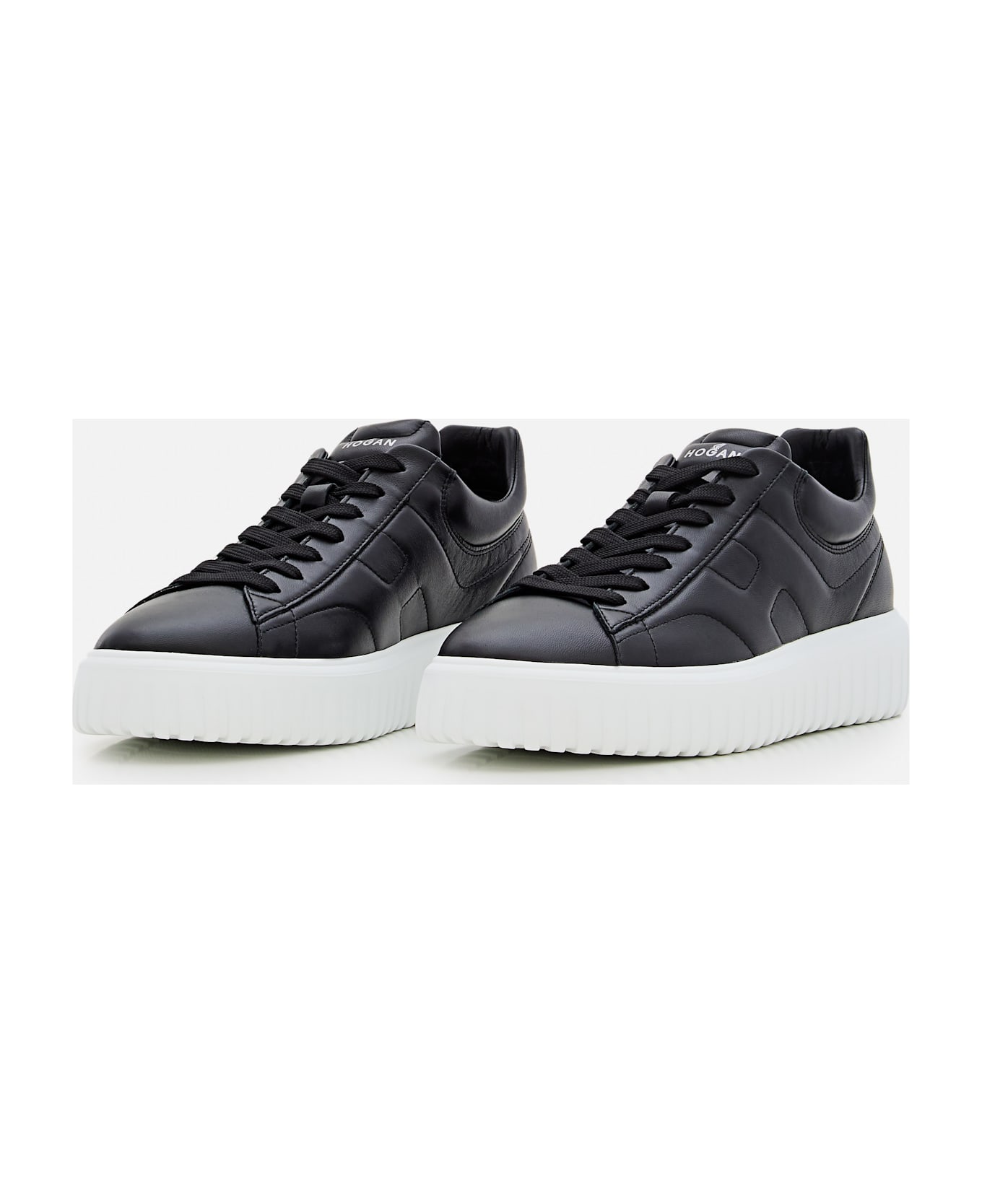 Hogan H- Stripes Sneakers - Black