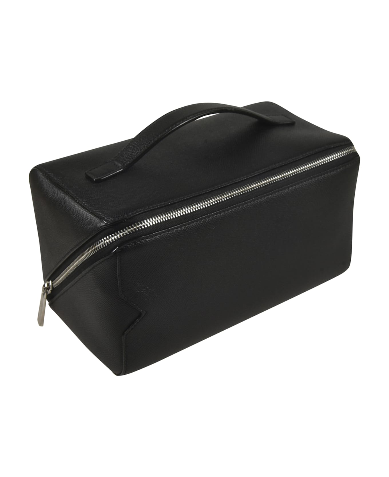 Valextra V-line Beauty Bag - Black