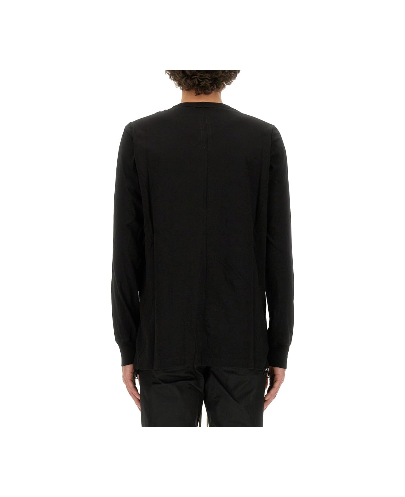 Rick Owens Cotton T-shirt - BLACK