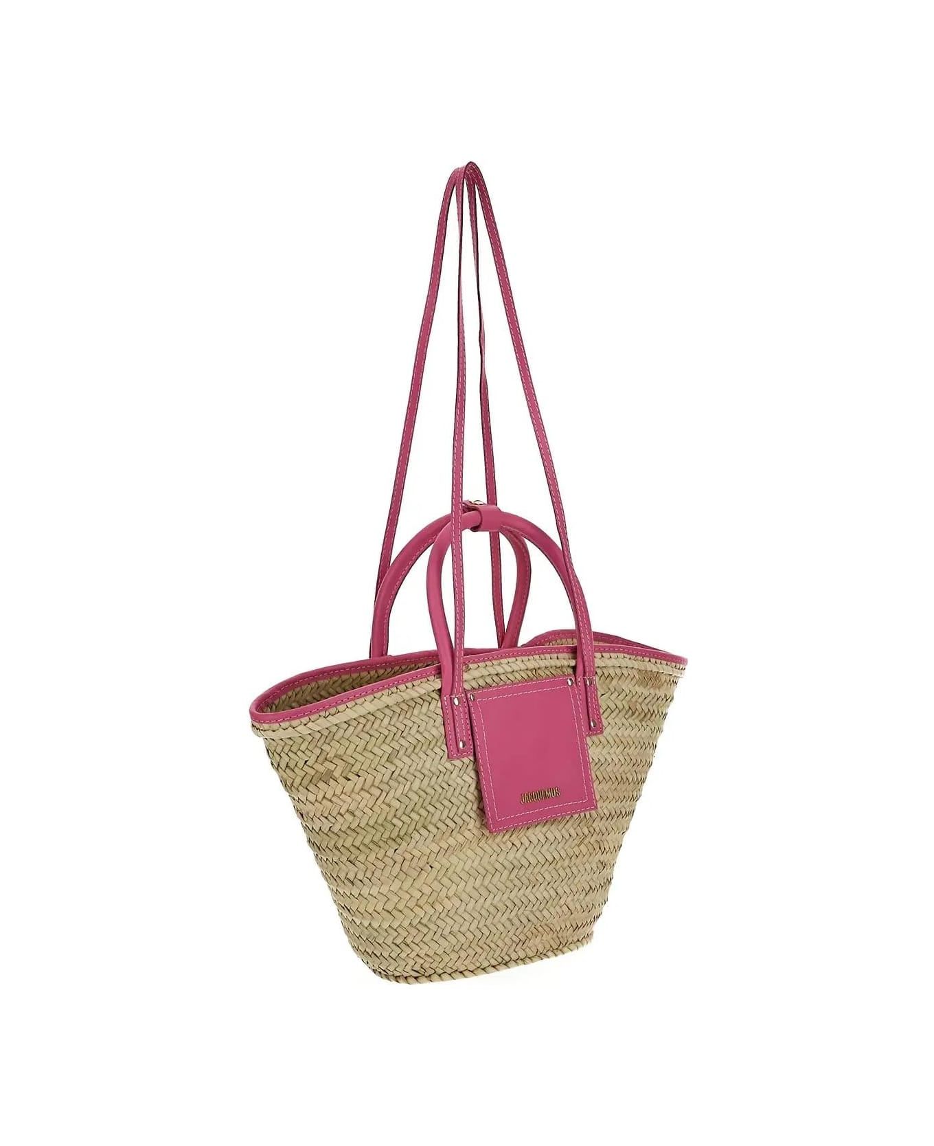 Jacquemus Le Panier Soli Beach Basket Bag - Neon Pink トートバッグ