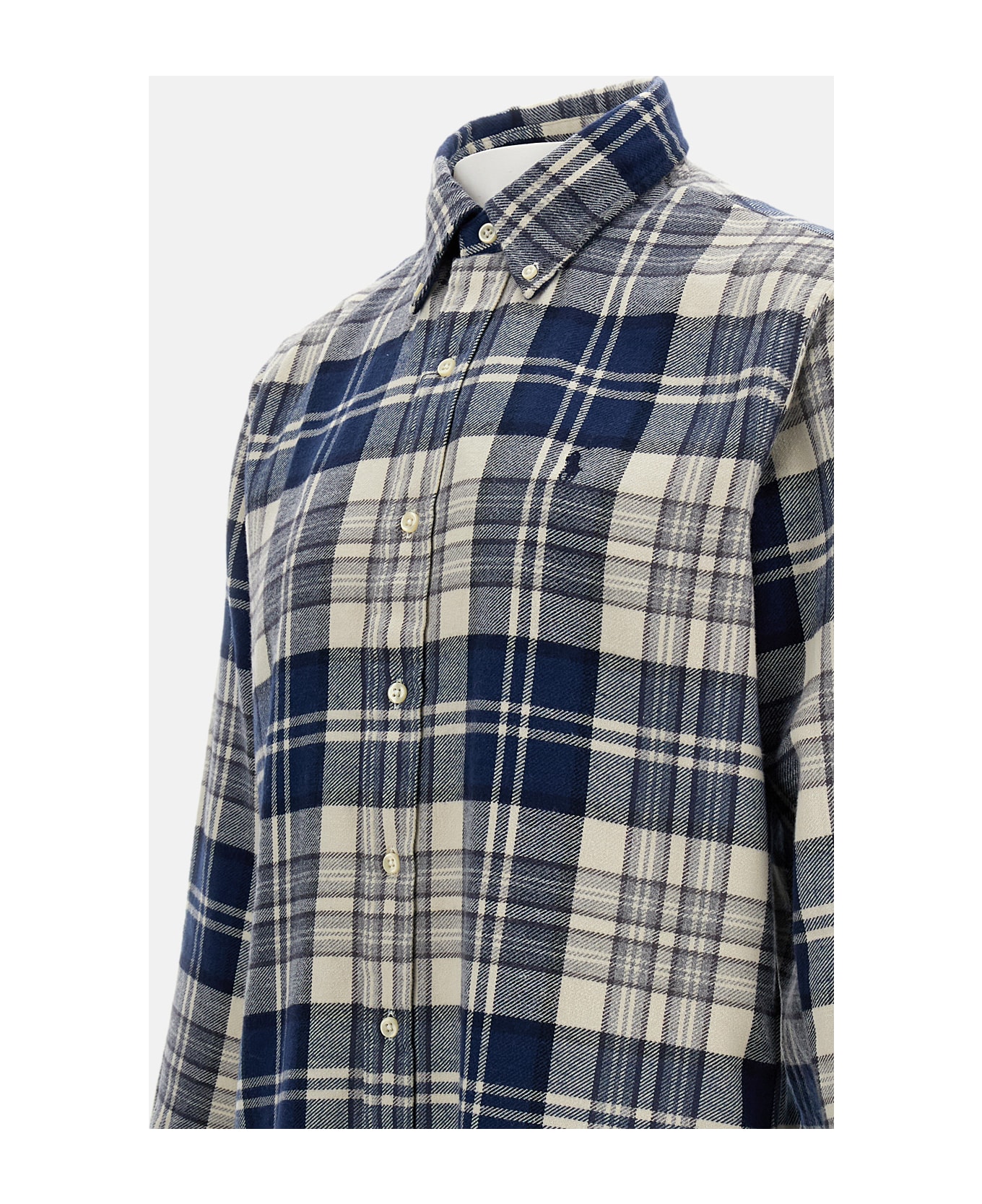Polo Ralph Lauren Tartan Shirt - White
