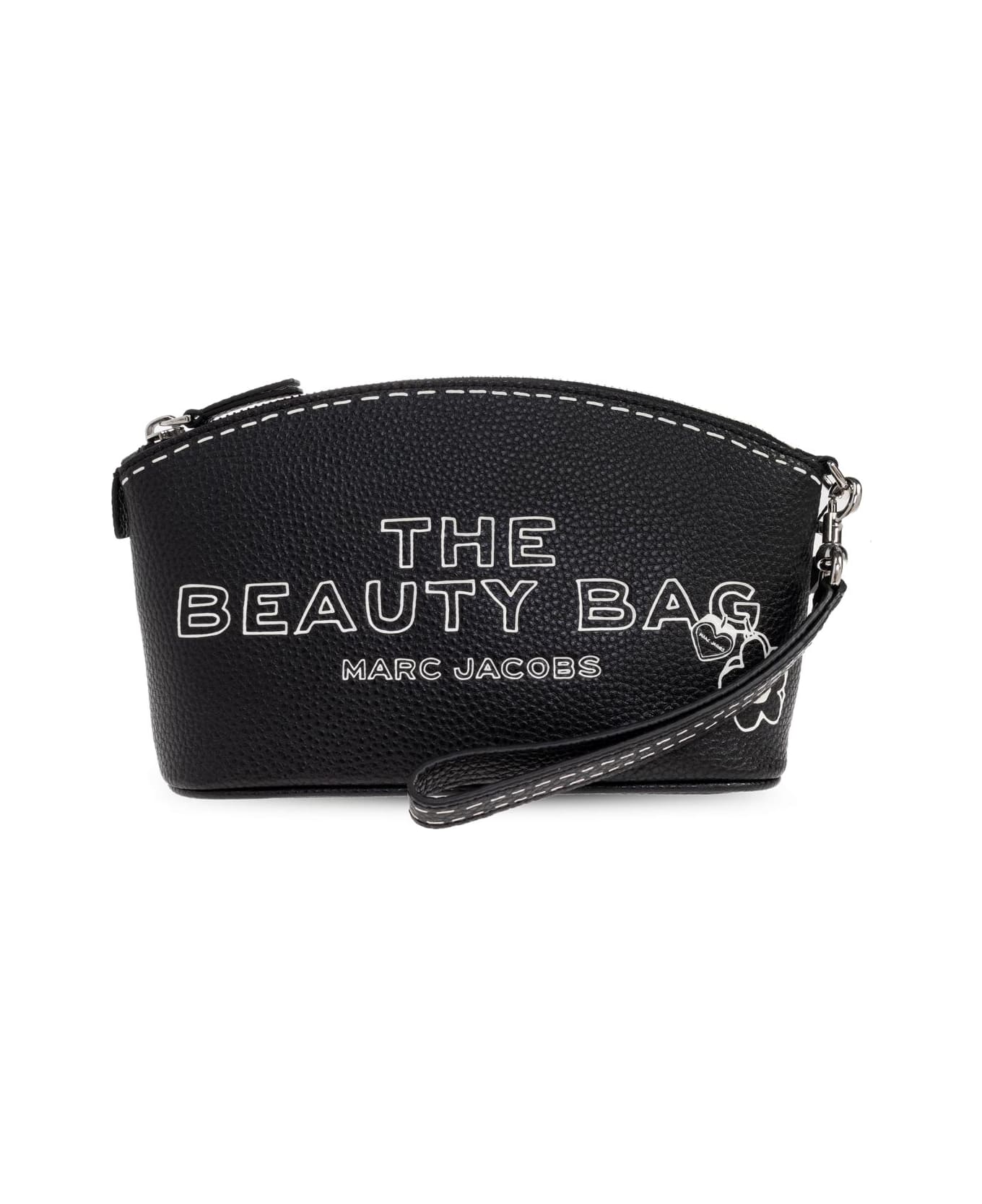 Marc Jacobs Cosmetic Bag With Logo - Nero